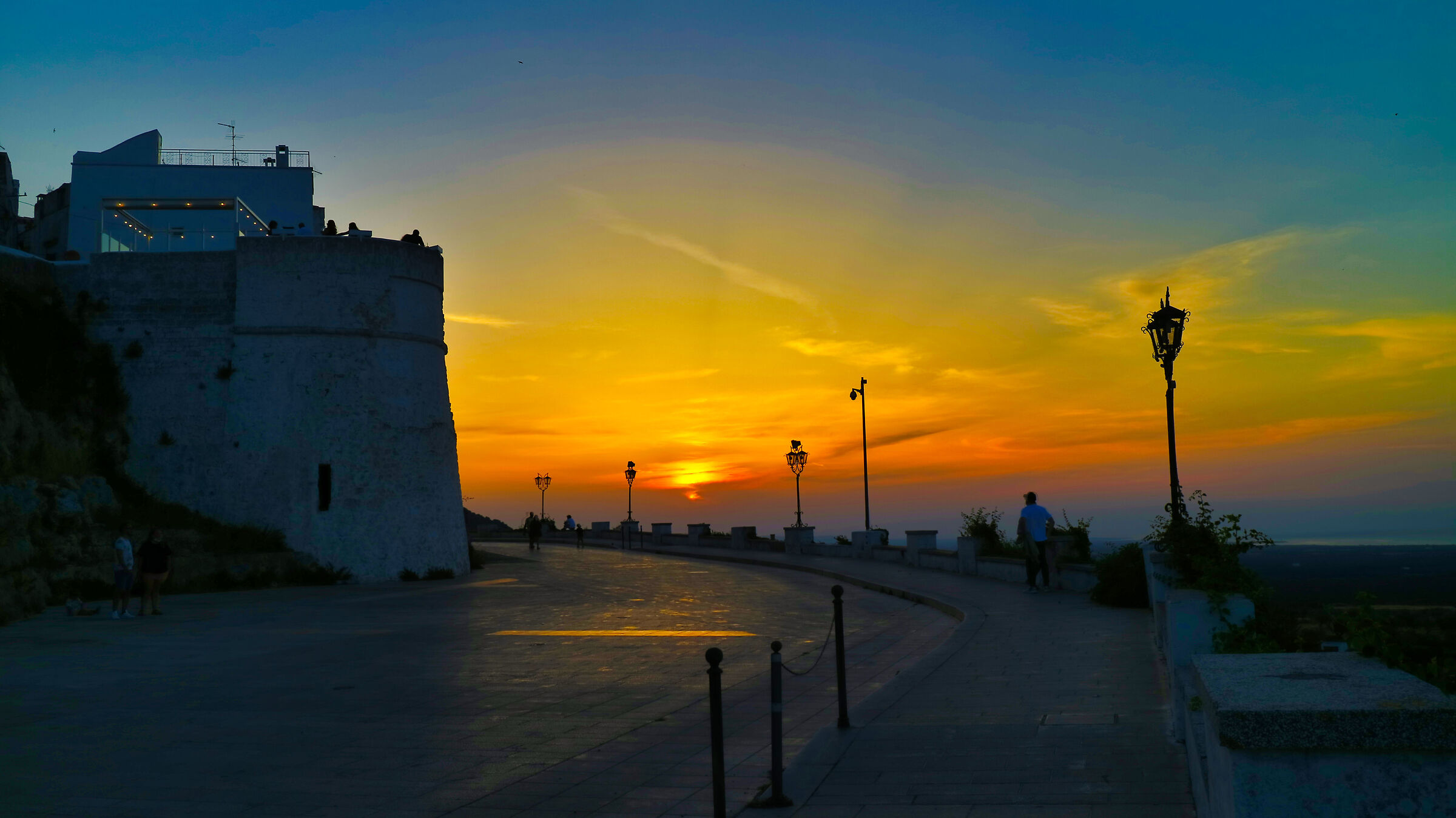 Ostuni (Puglia) sunset