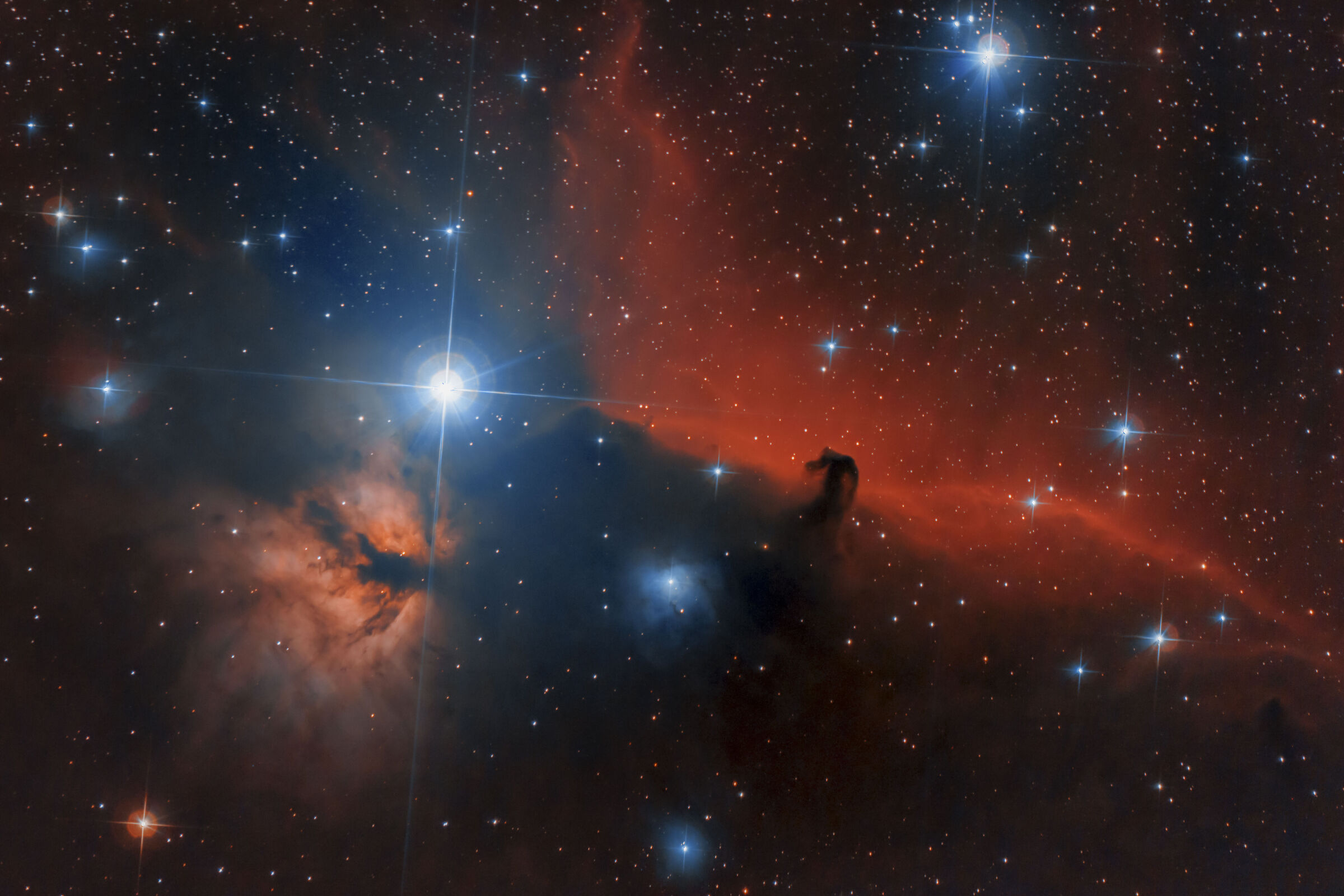 Horsehead Nebula B33 & Flame Nebula Ngc2023