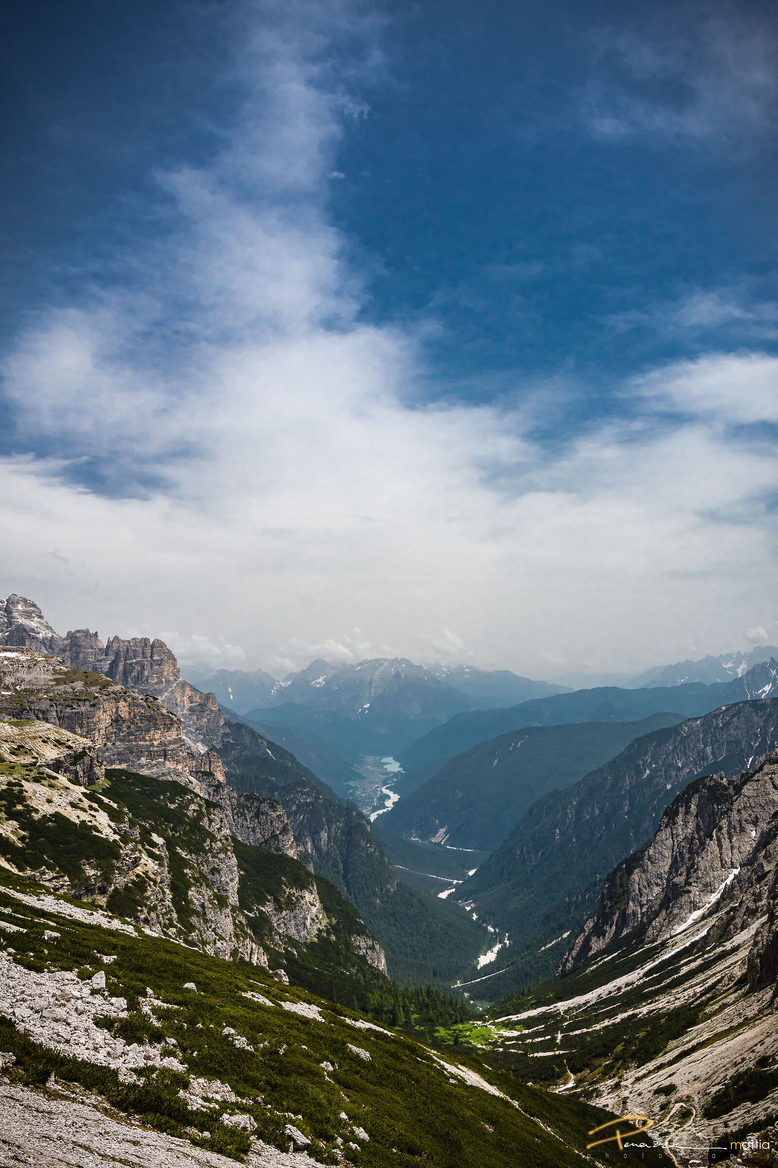 Vista dalle tre cime di Lavaredo