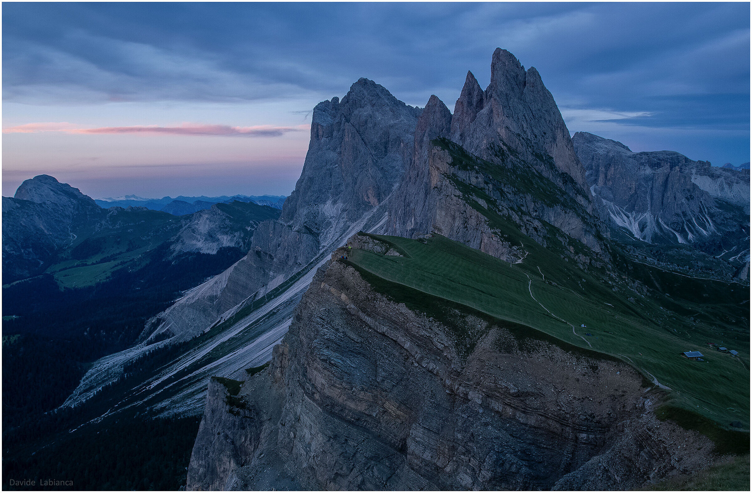 Seceda Blue hour