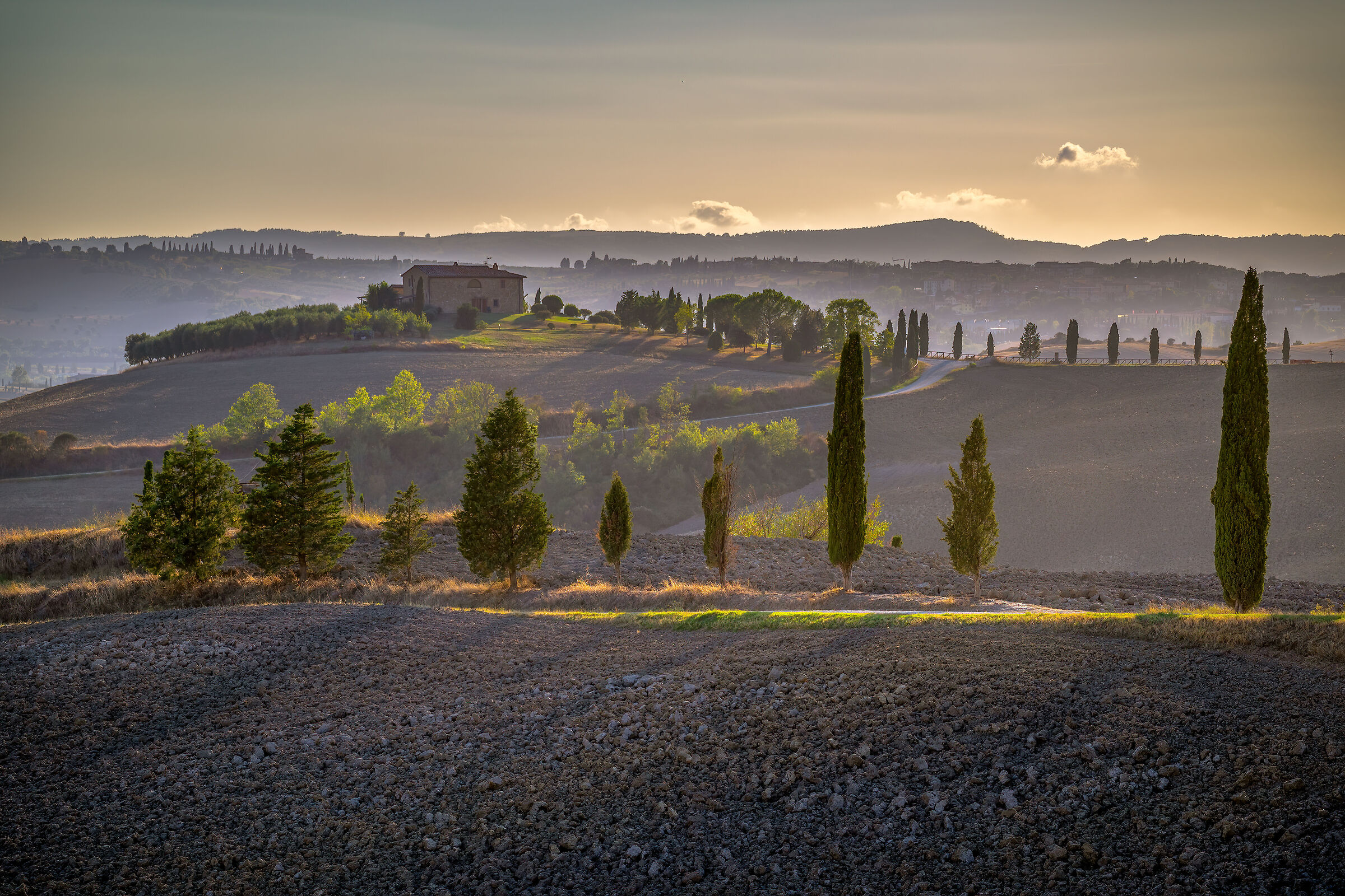 Colline al tramonto