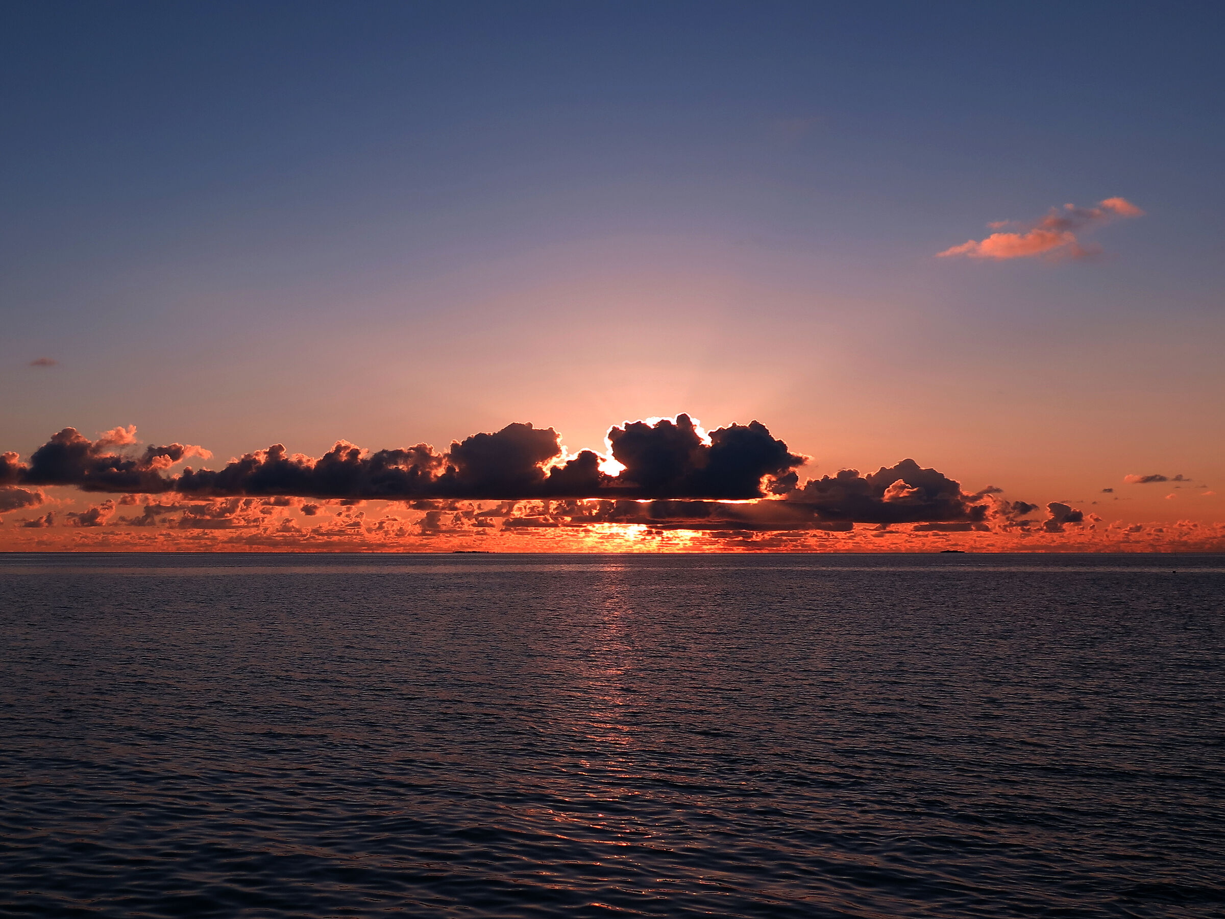 Tramonto alle Maldive