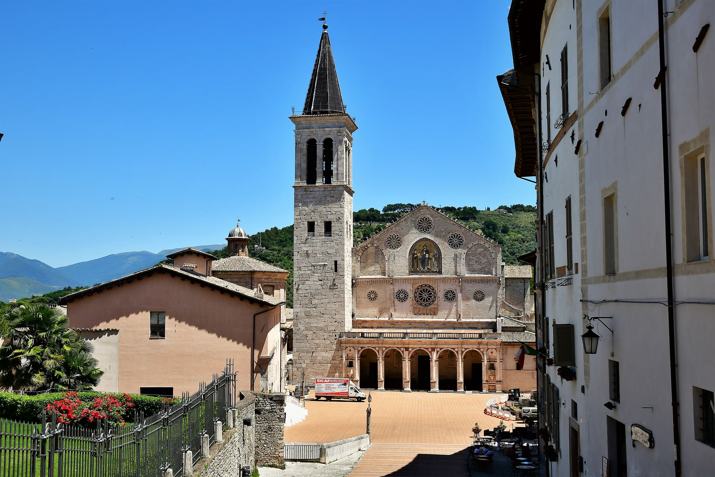 the beautiful Spoleto Cathedral