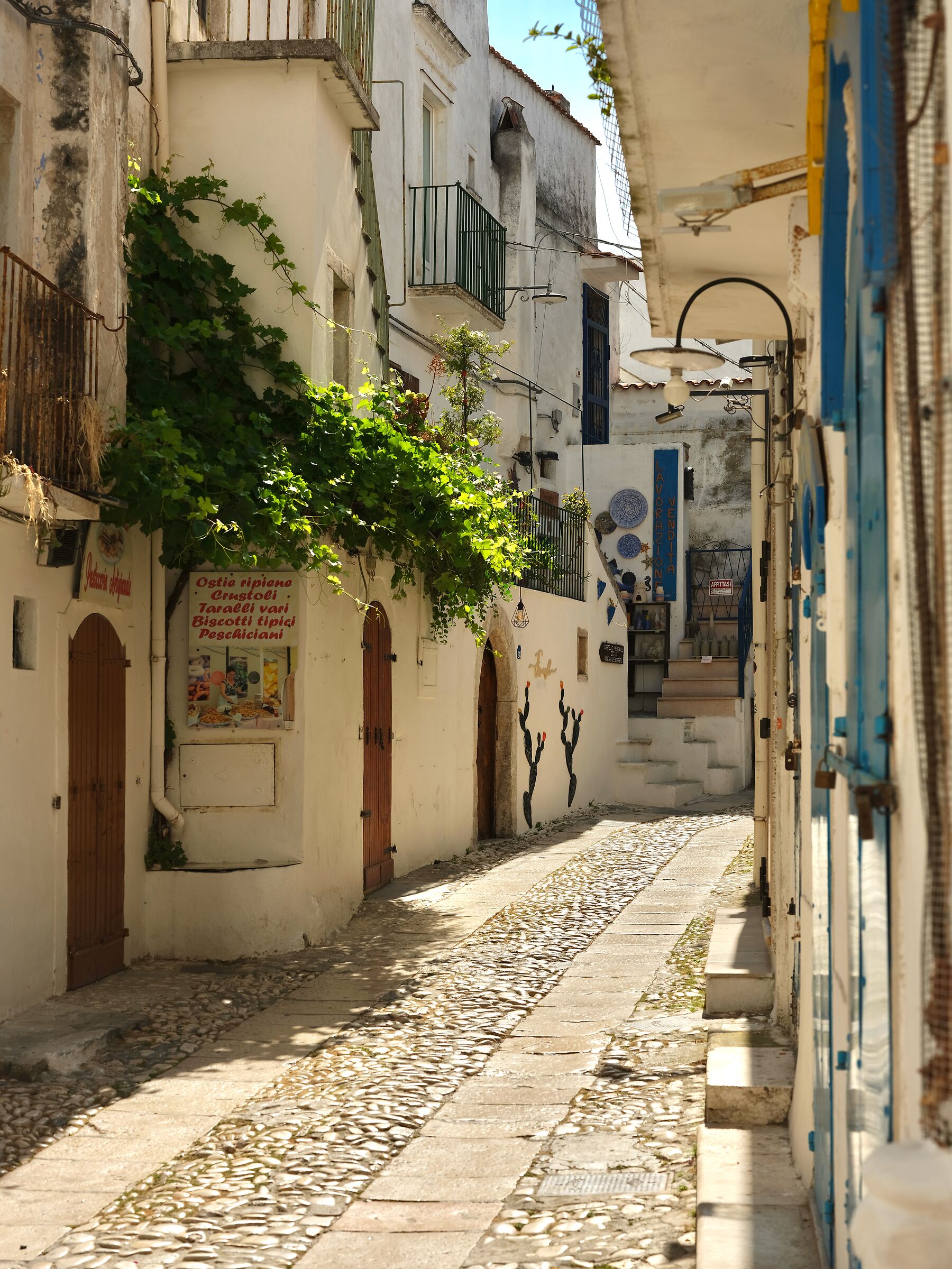Peschici - the historic center