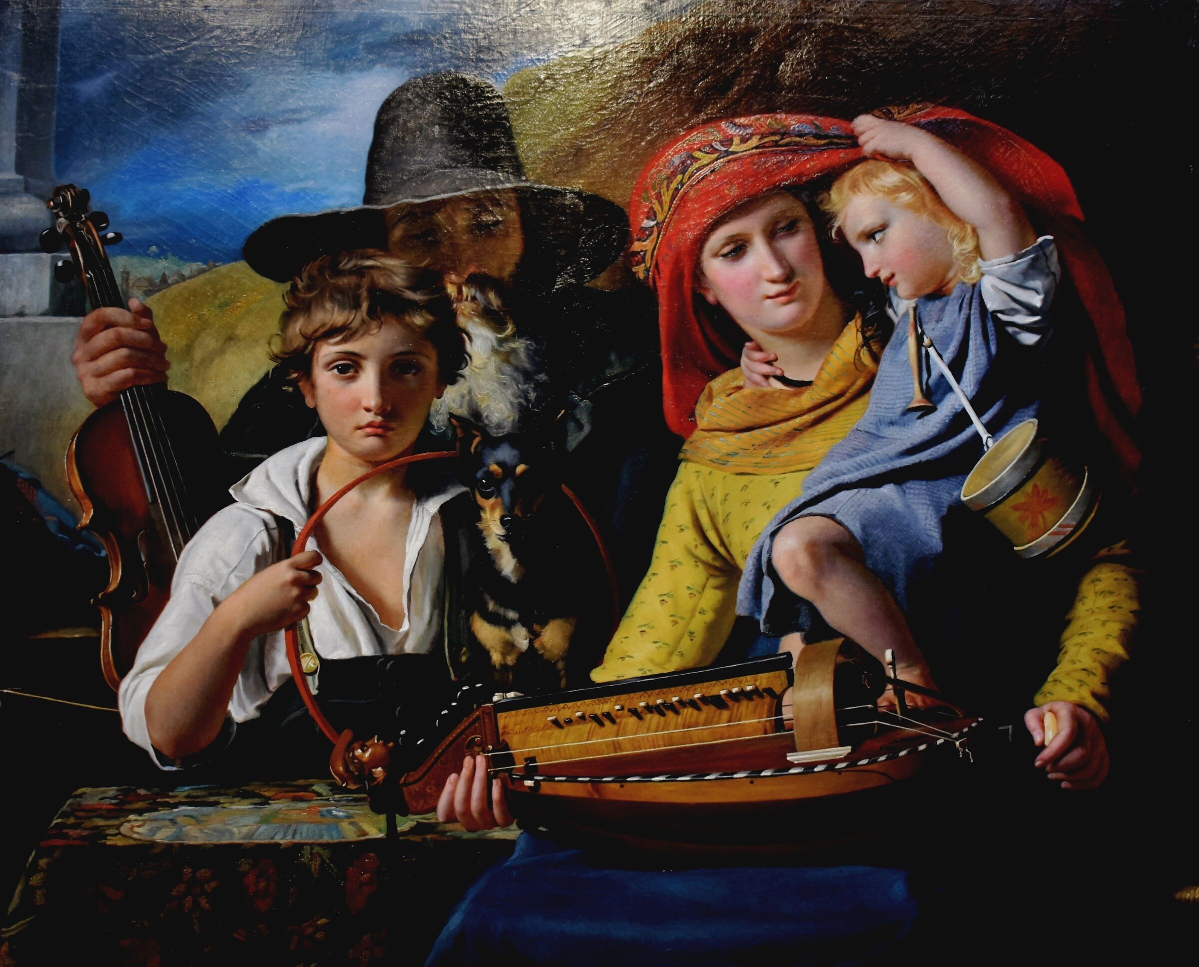 Francois-Joseph Navez "Famiglia di musicisti"