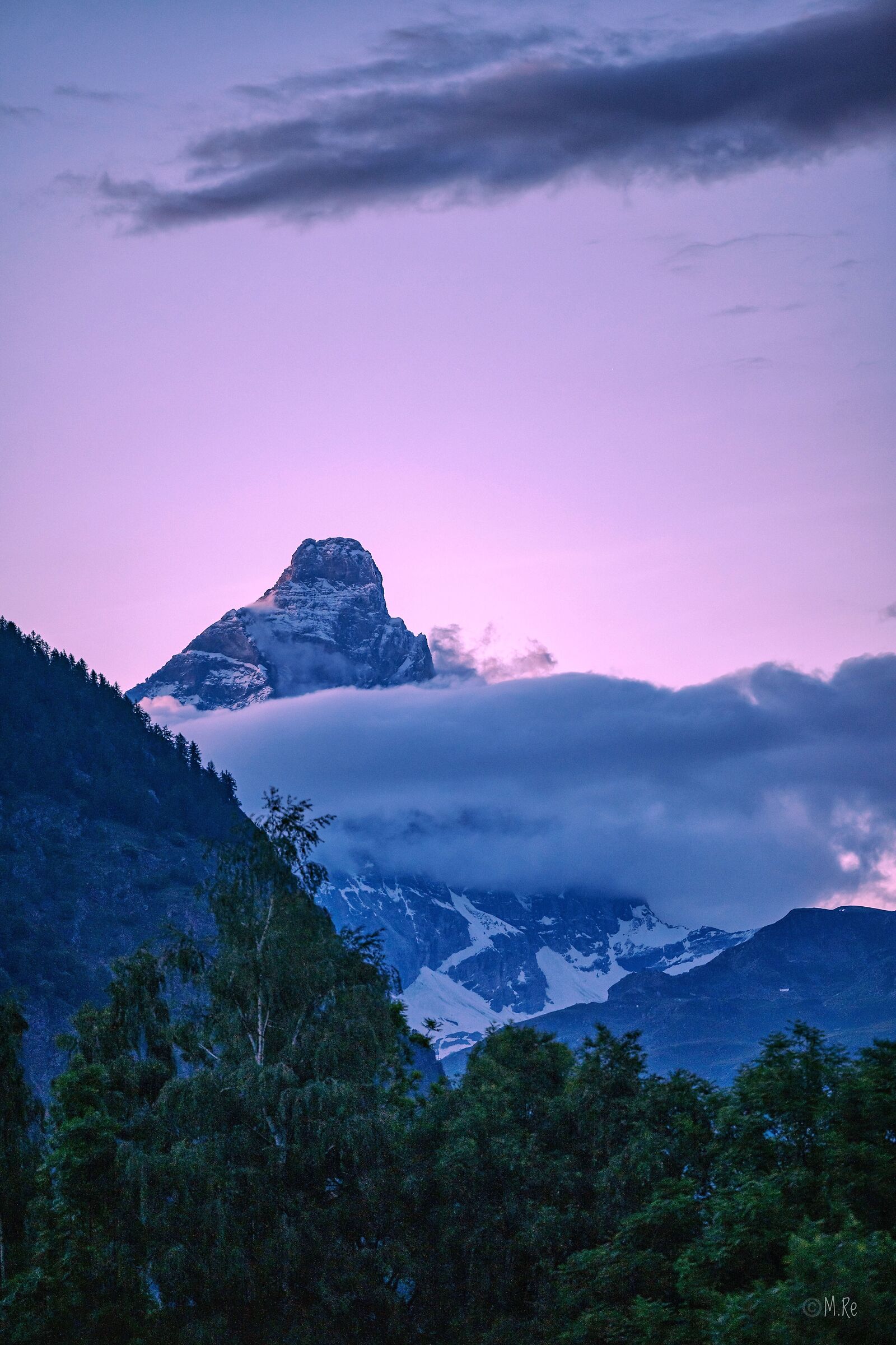 The Matterhorn in the evening