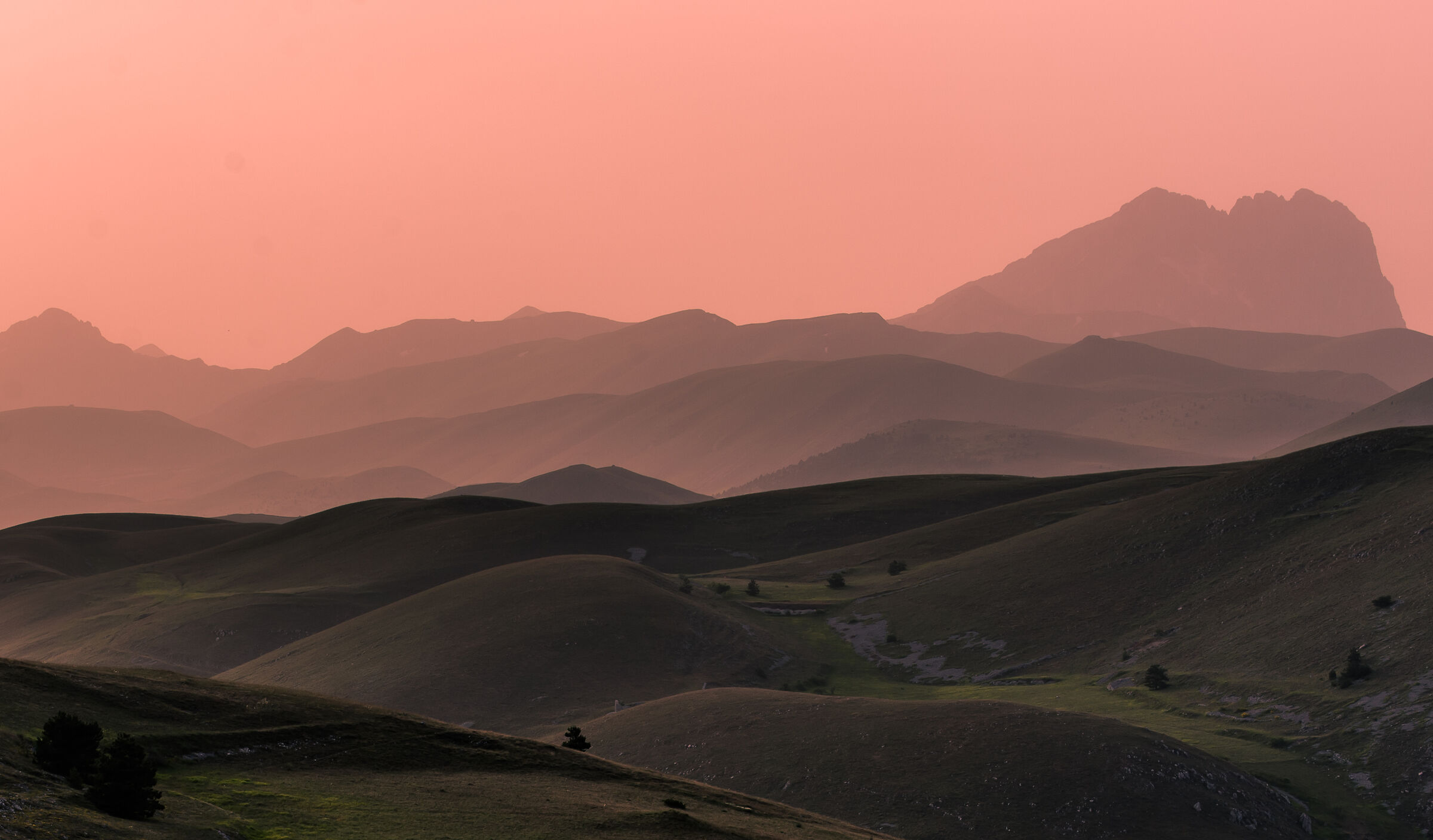 Tramonto al Gran Sasso