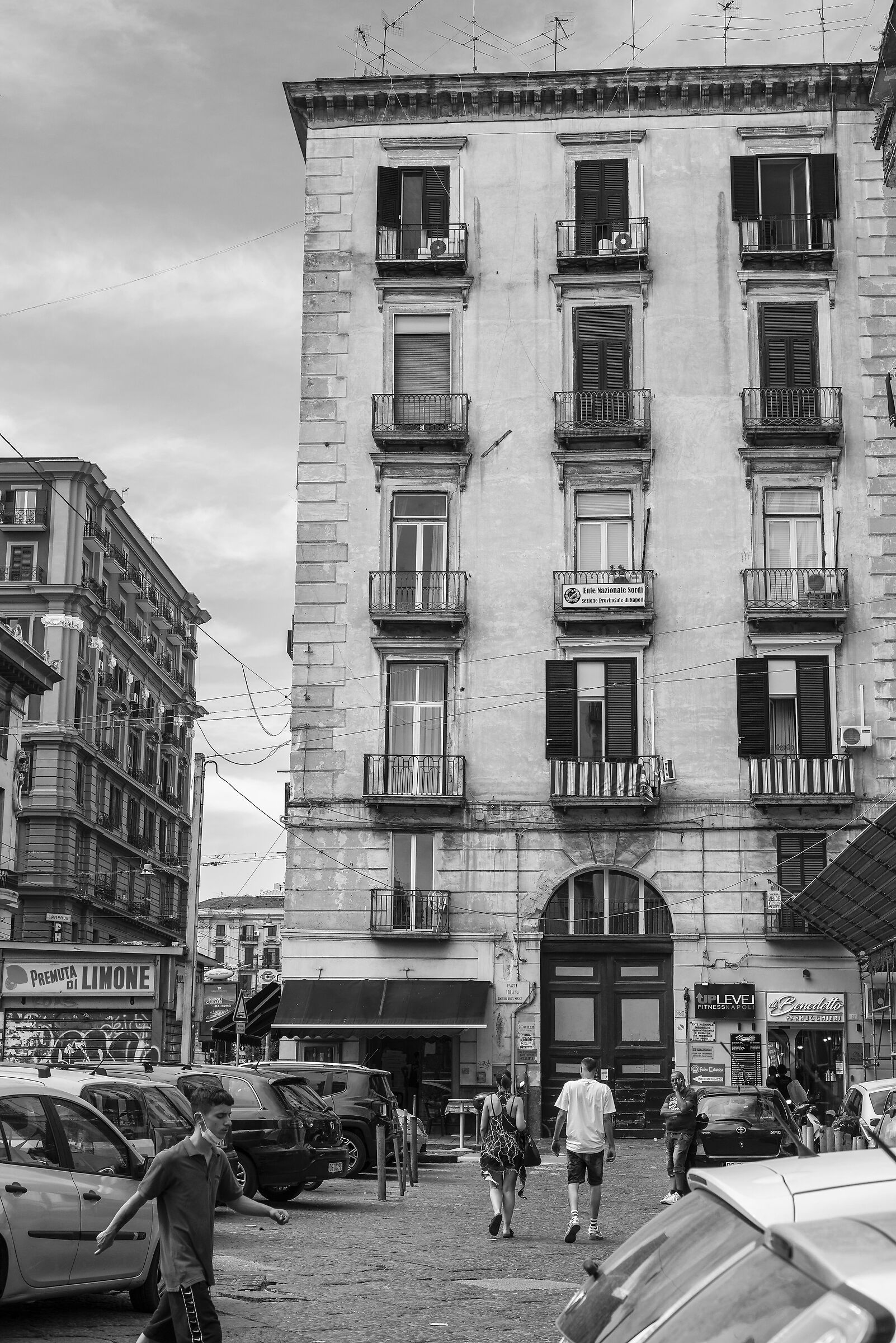 In front of Porta Nolana