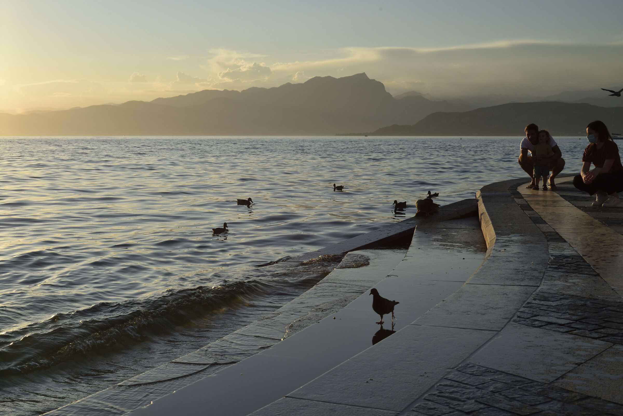 Sunset over Garda