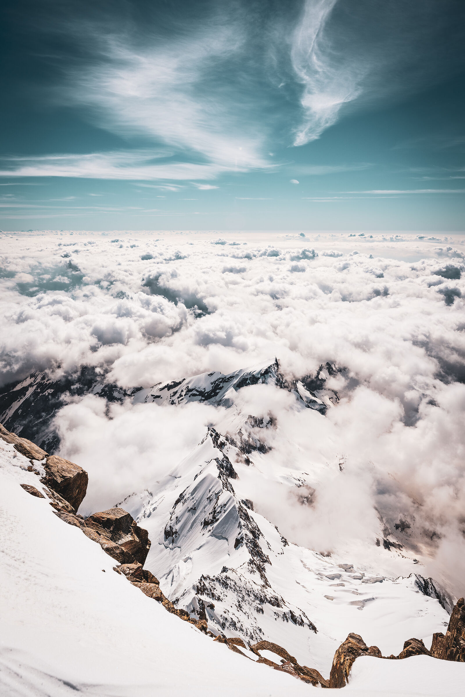 Above the Clouds - Capanna Margherita