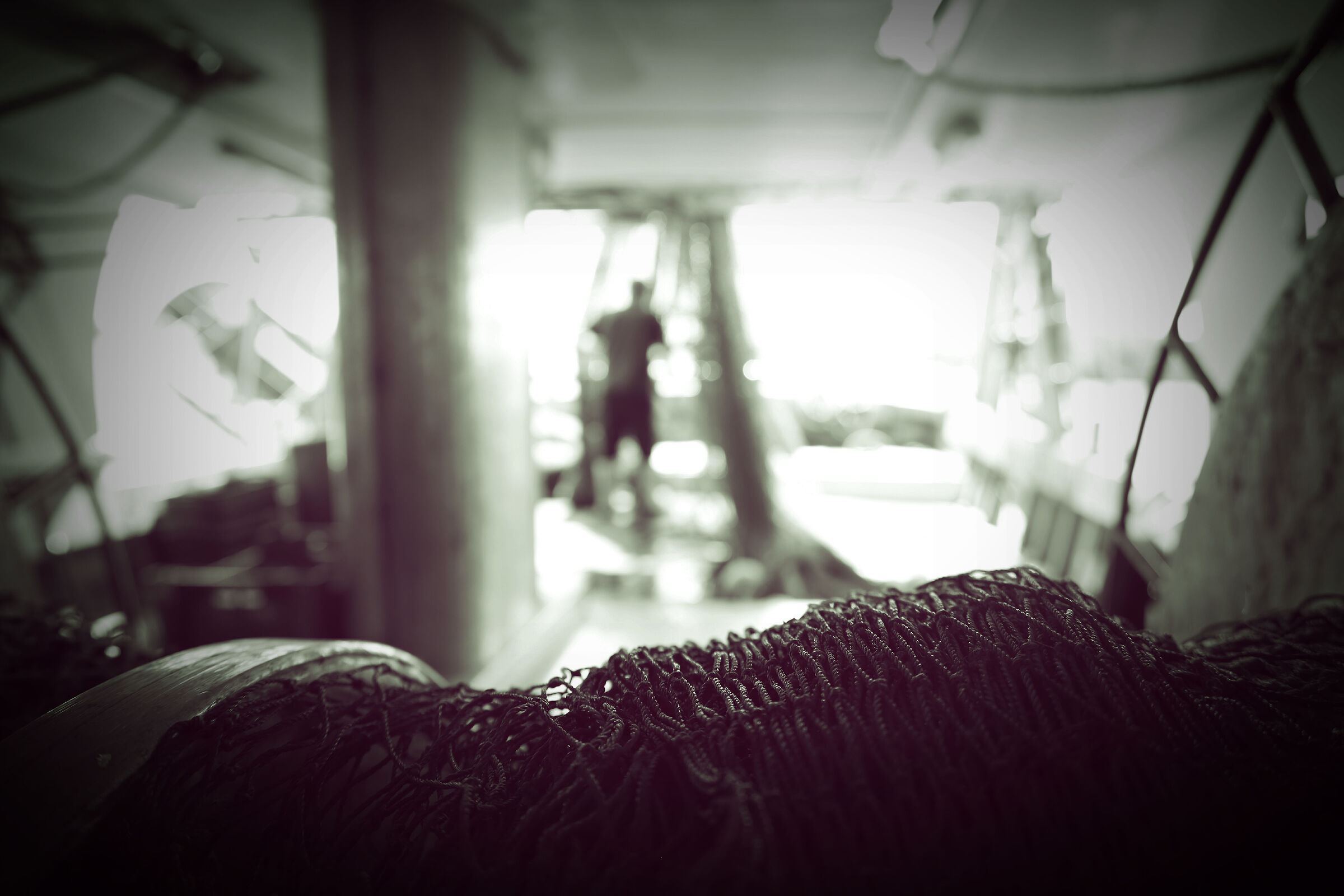 Pesca, duro lavoro