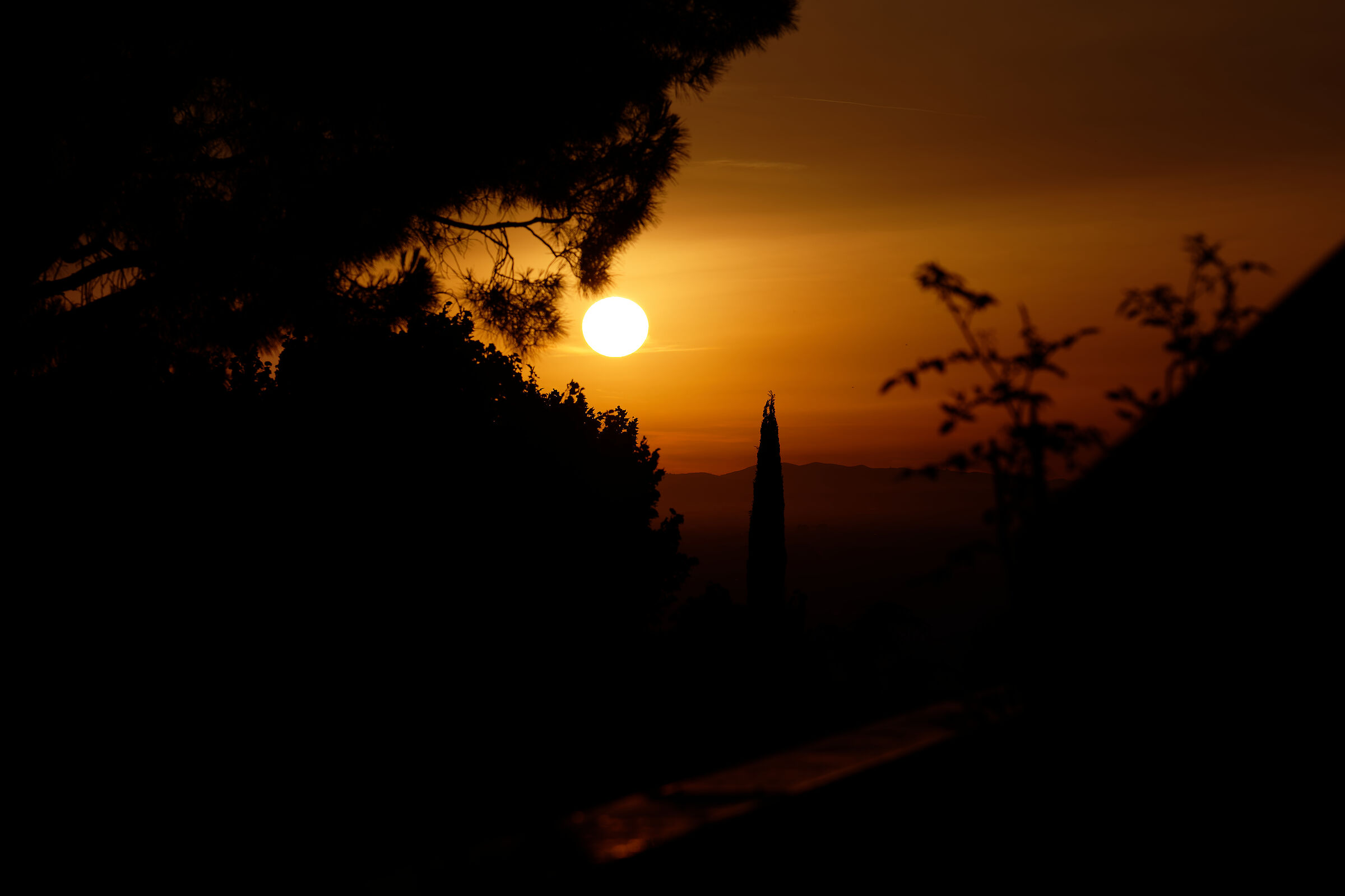 Sunset in Grottaferrata