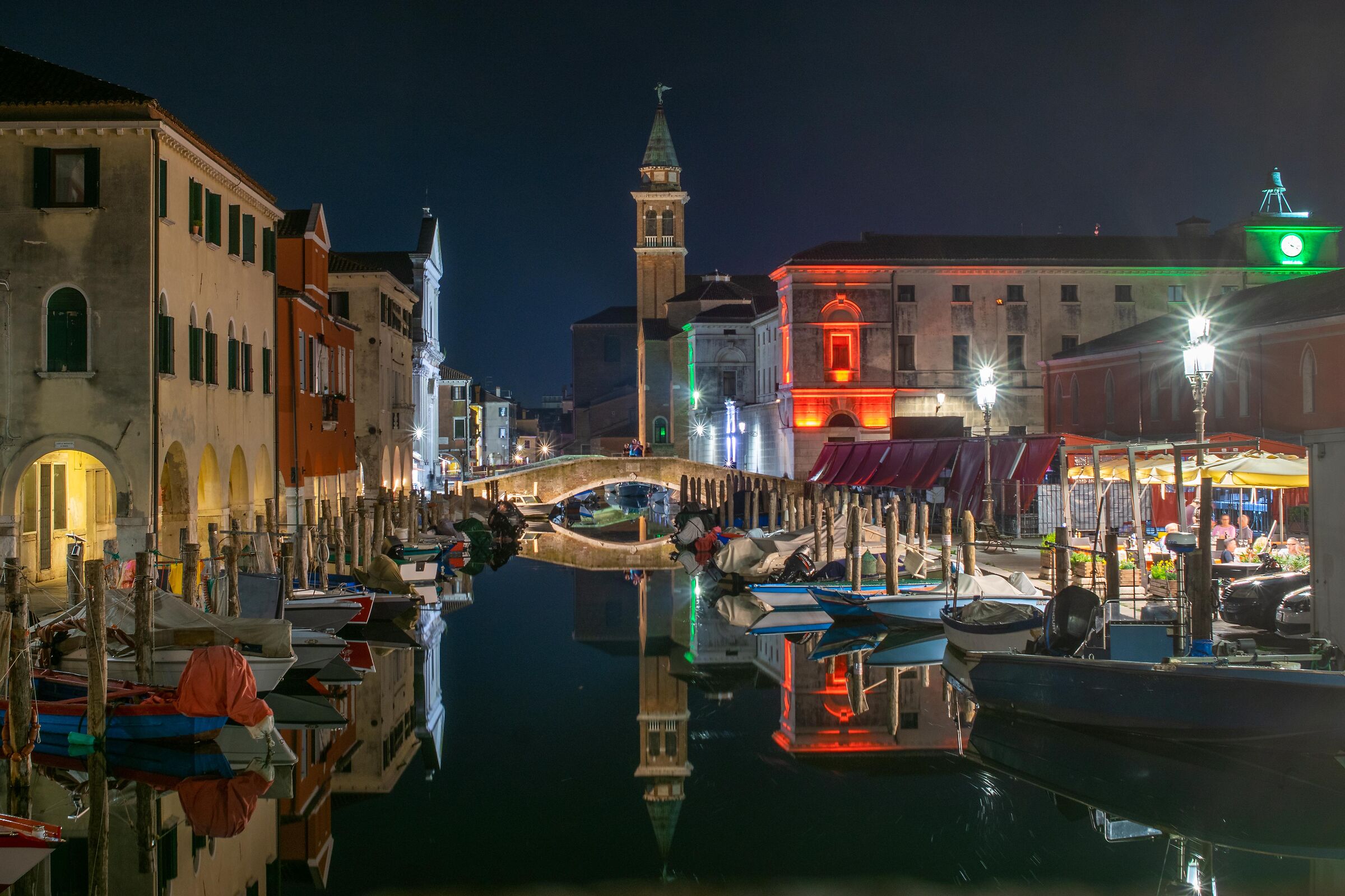 Chioggia, the night and its enchantment
