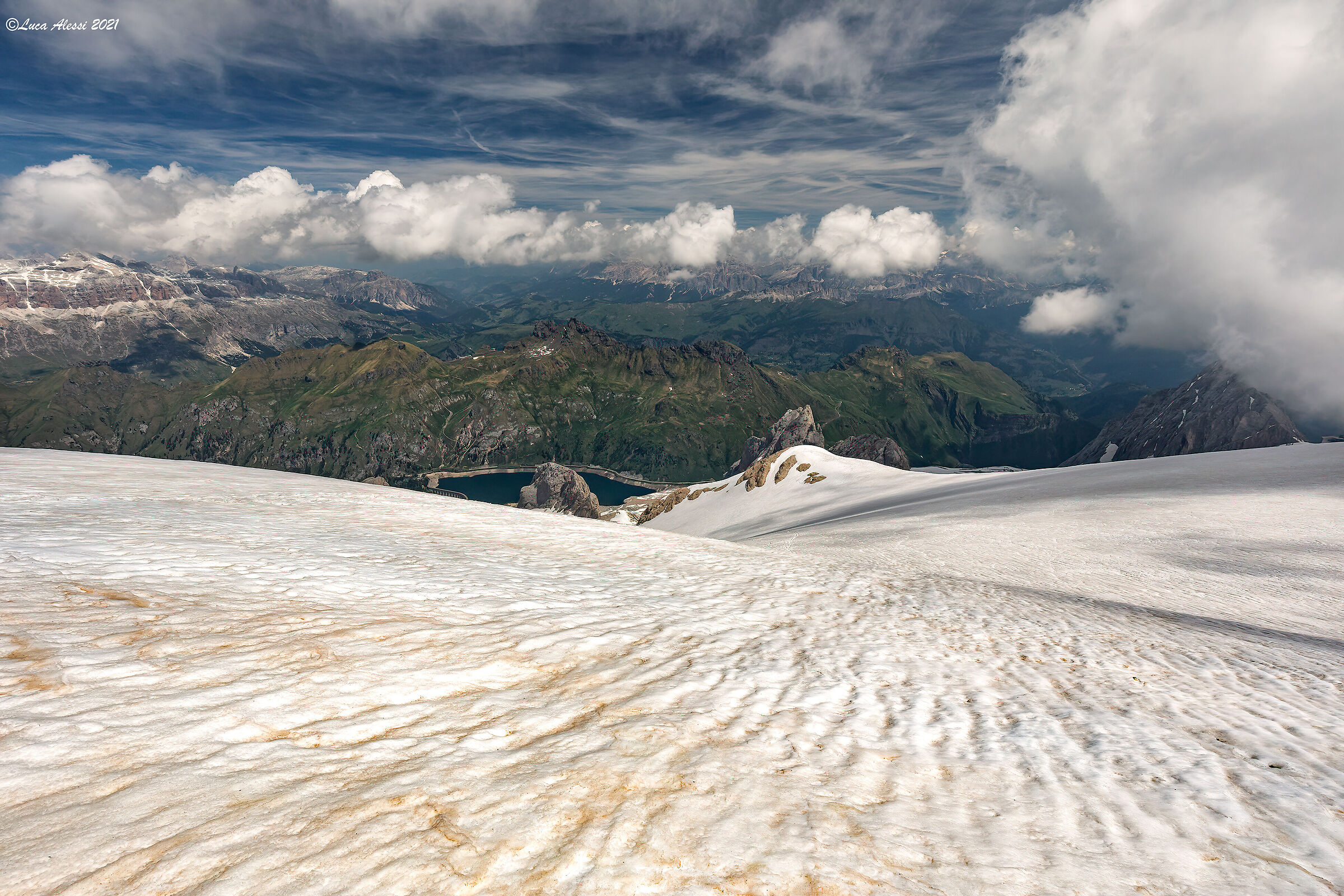 Down from the Marmolada