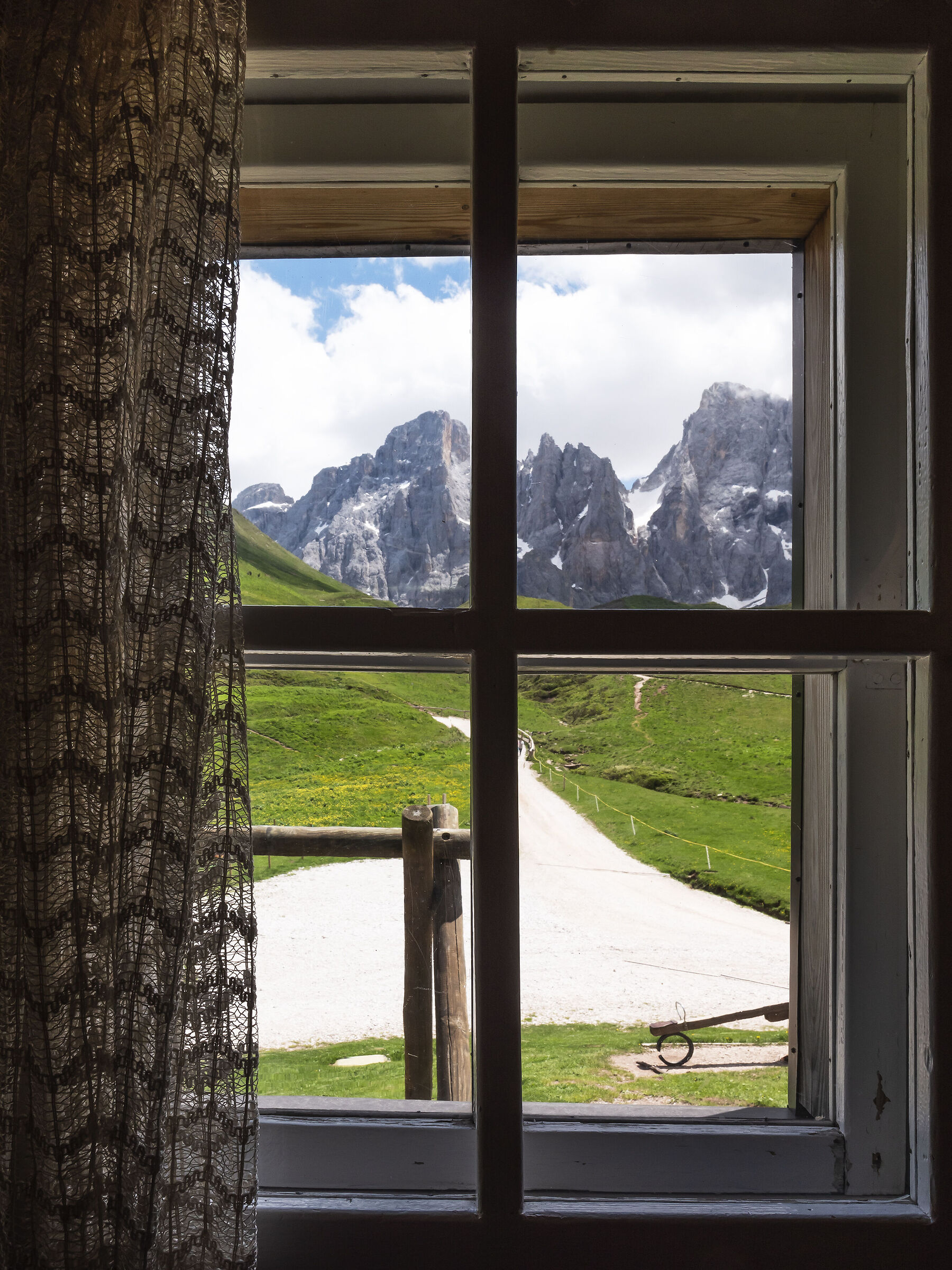 The Shovels from the window.