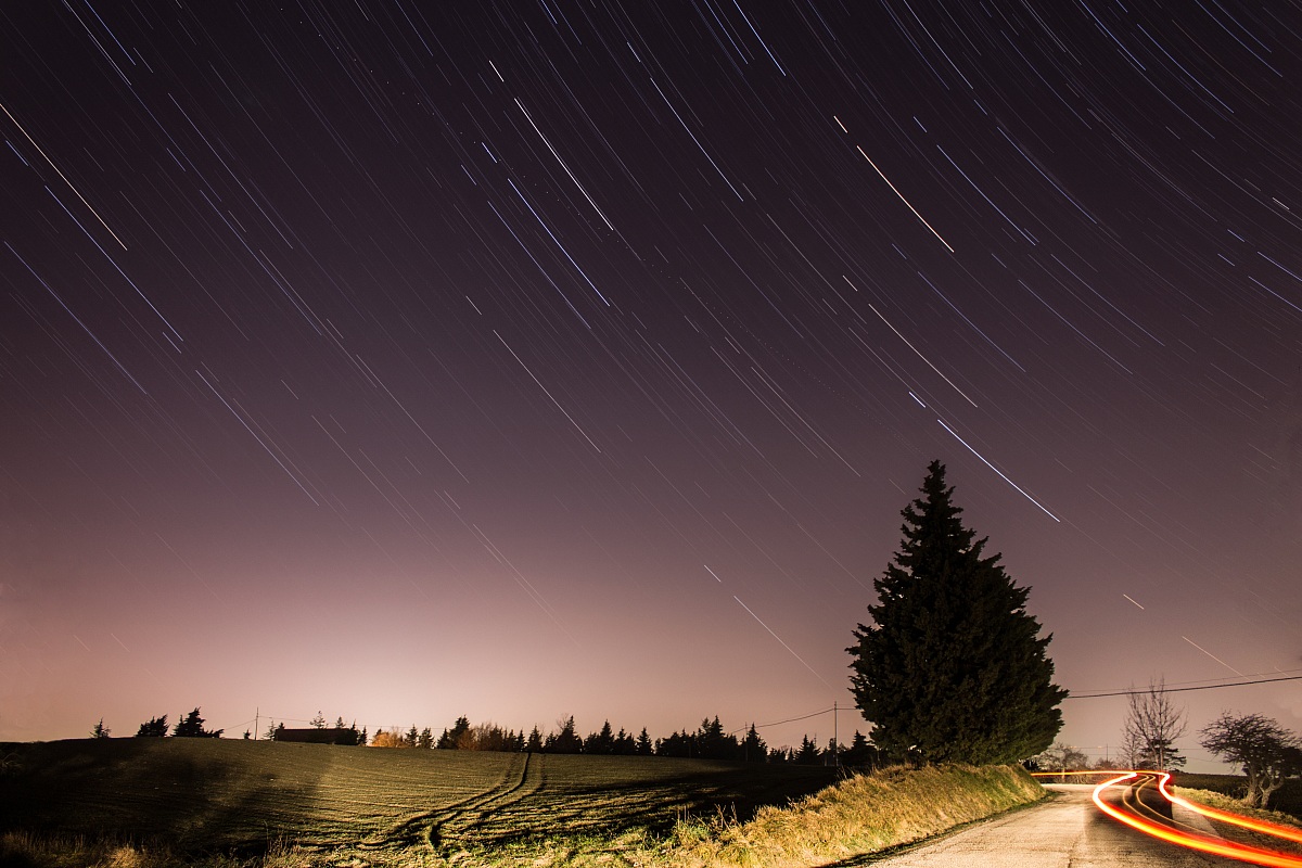 Star Trails Urbino