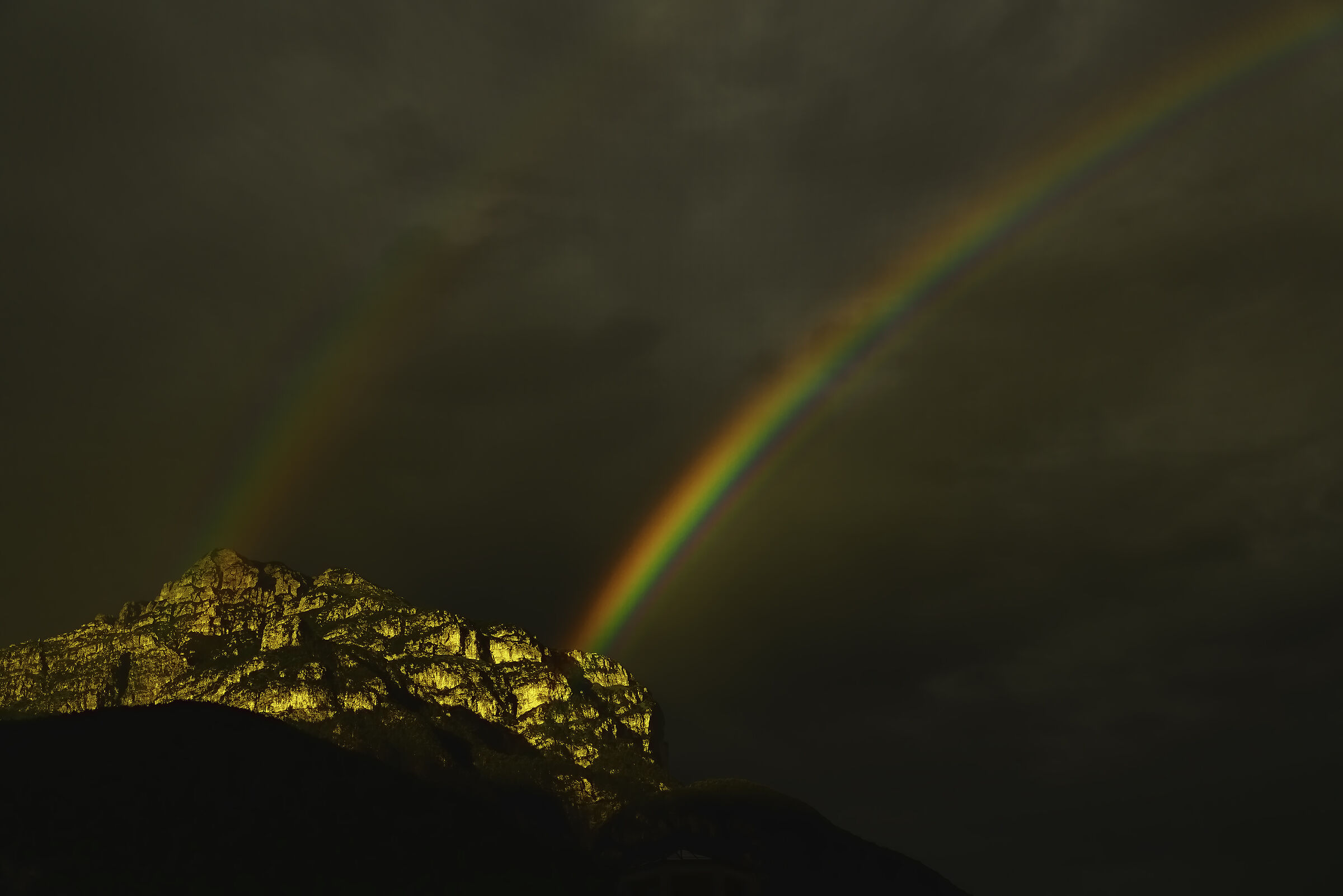 Rainbows from the house window