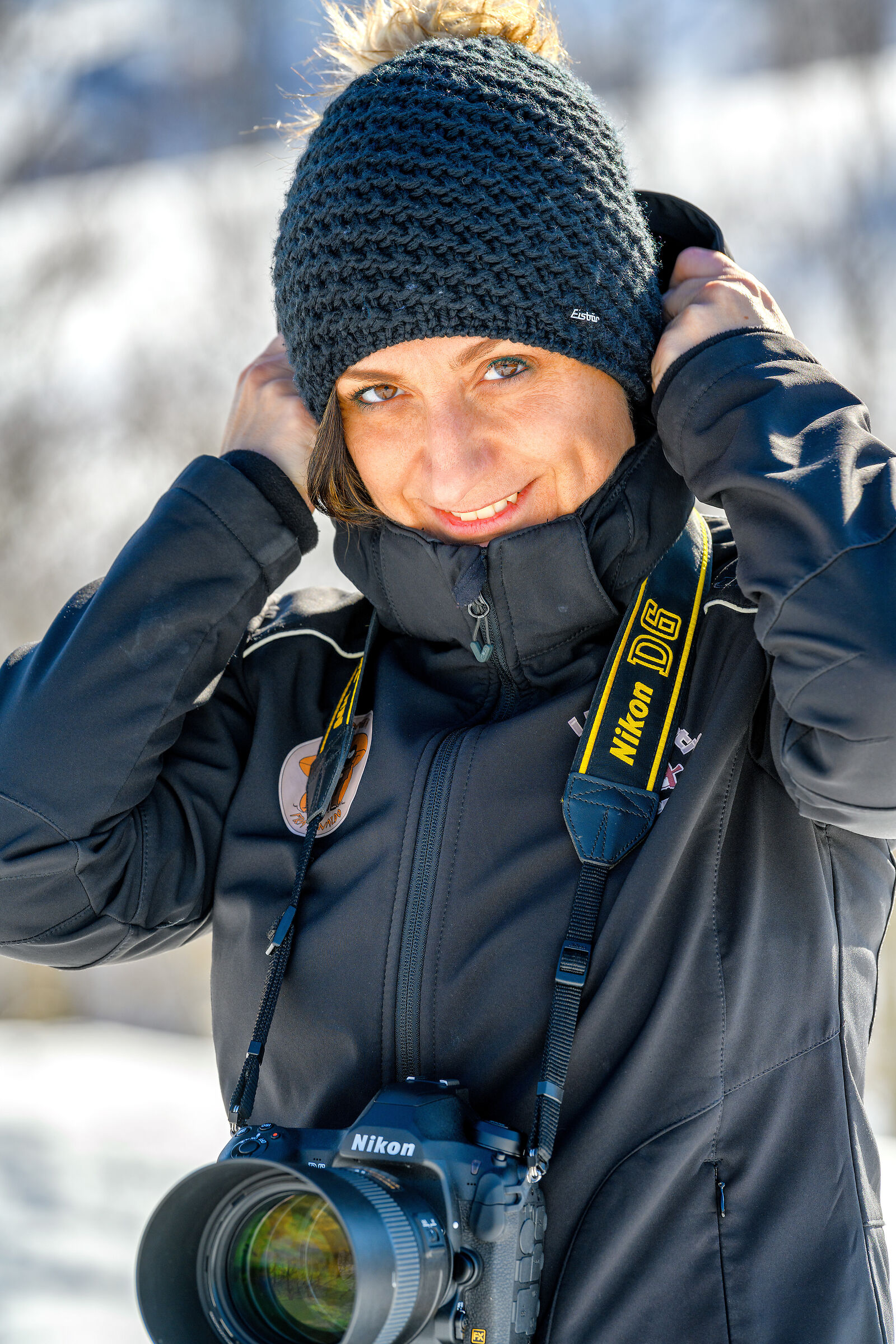 ritratto tra la neve | nikon z7ii