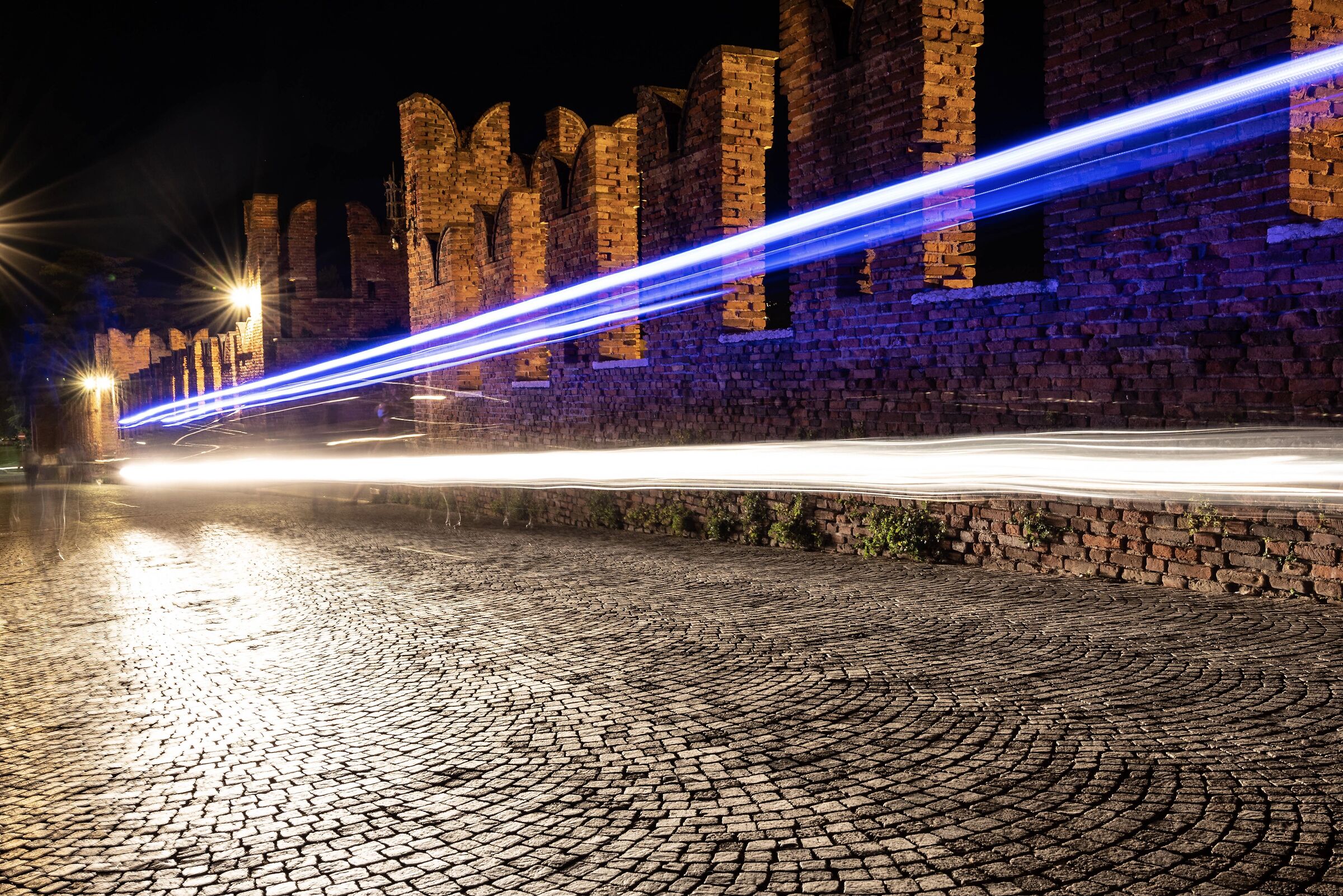 Light Games 2, Castelvecchio Bridge, Verona