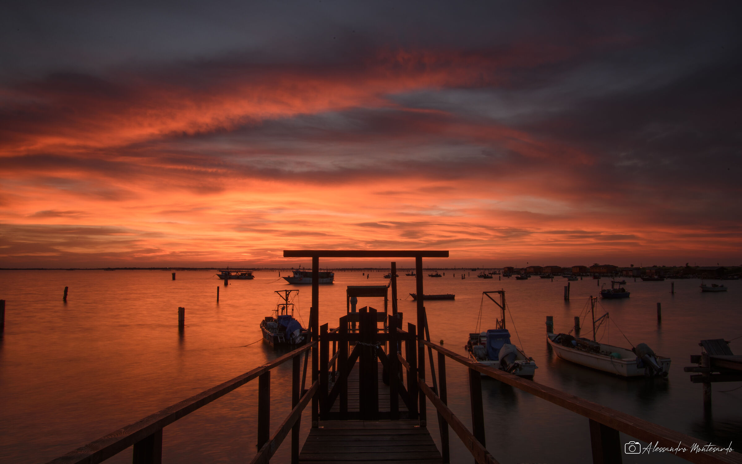 Sunset Po Delta