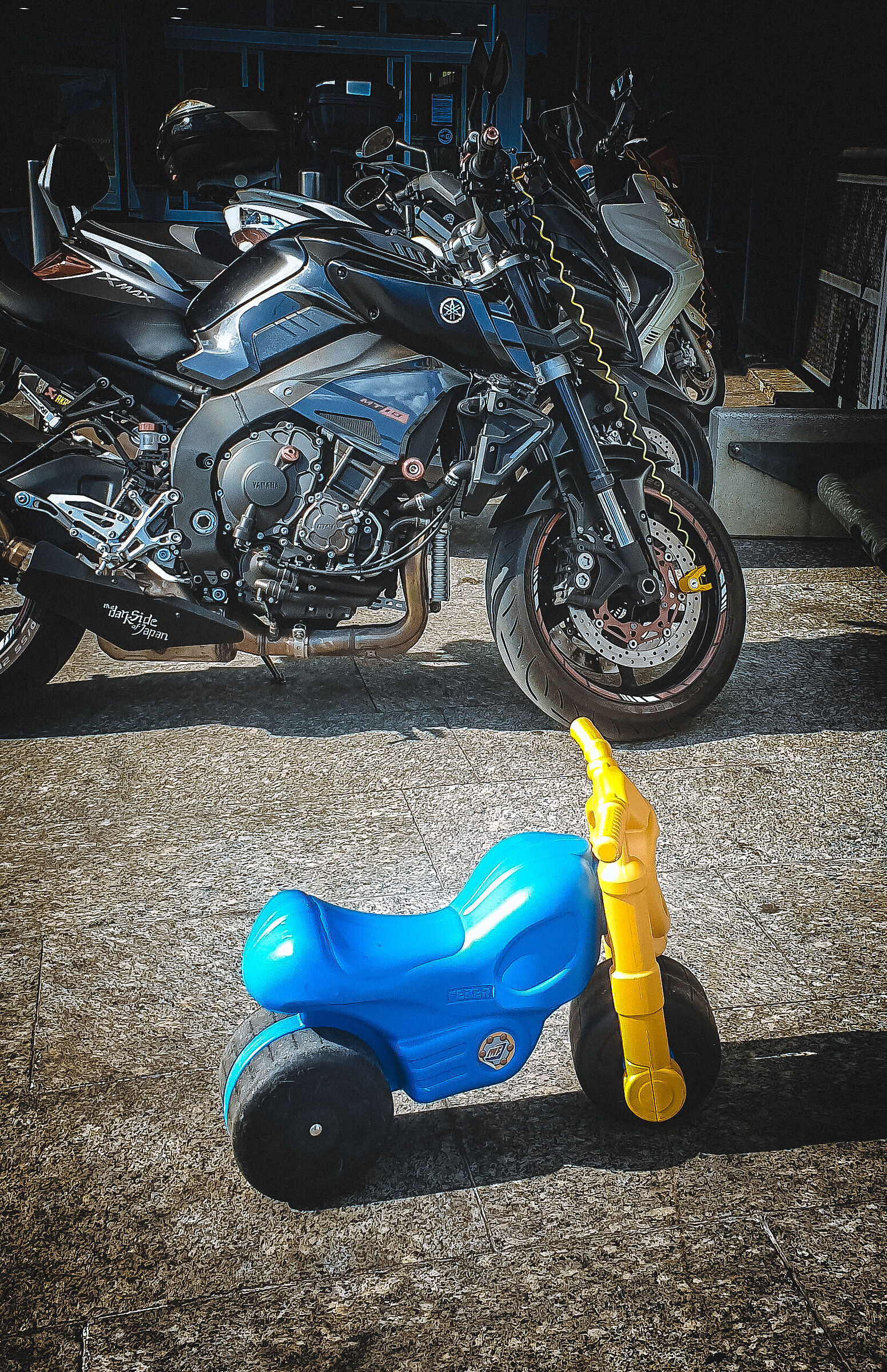 Parcheggio riservato alle moto