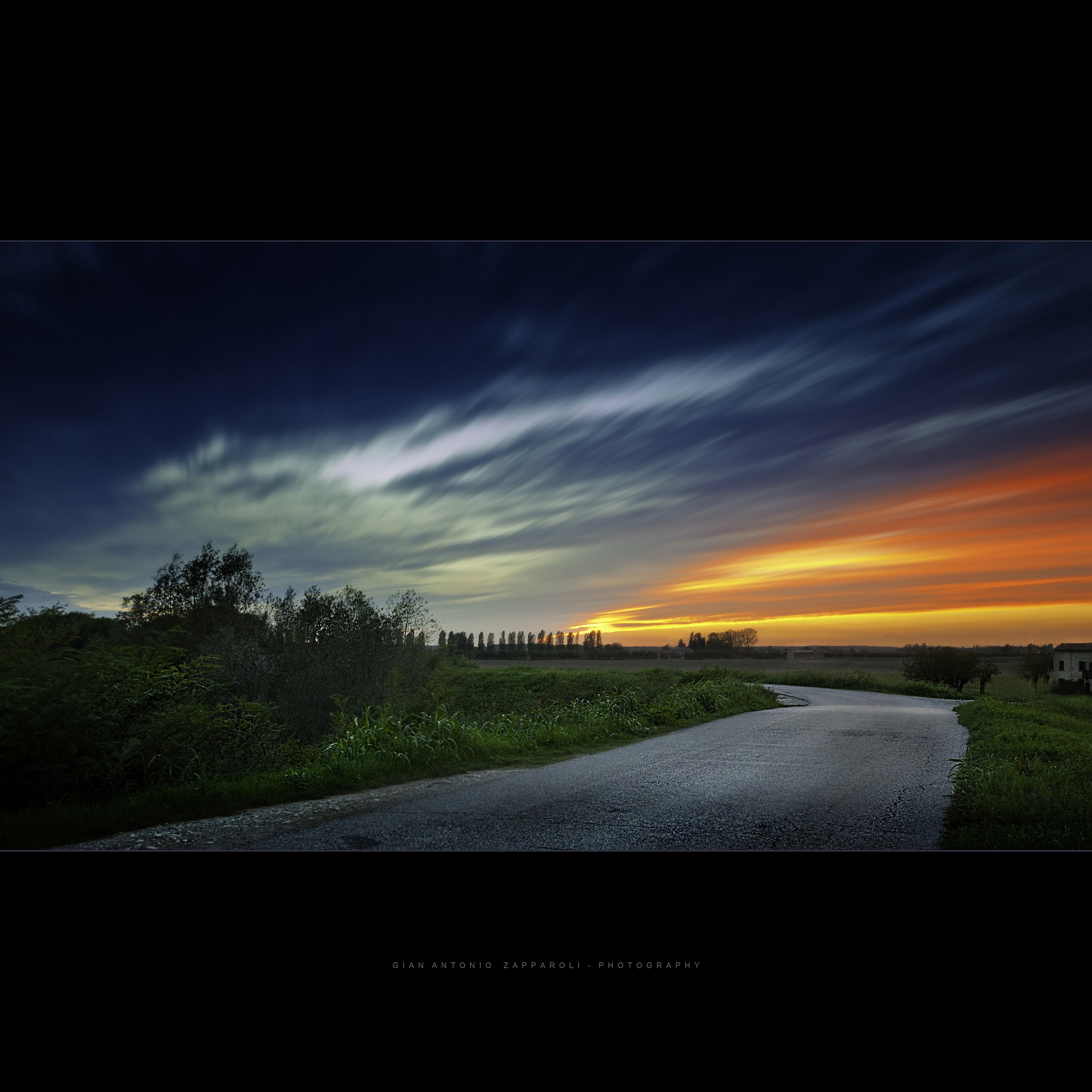 The lands of the river at dusk