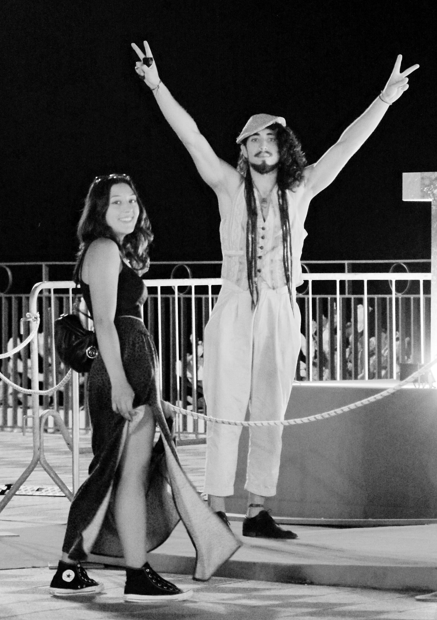 Taormina: i capelli bianchi  spirano sempre  fiducia