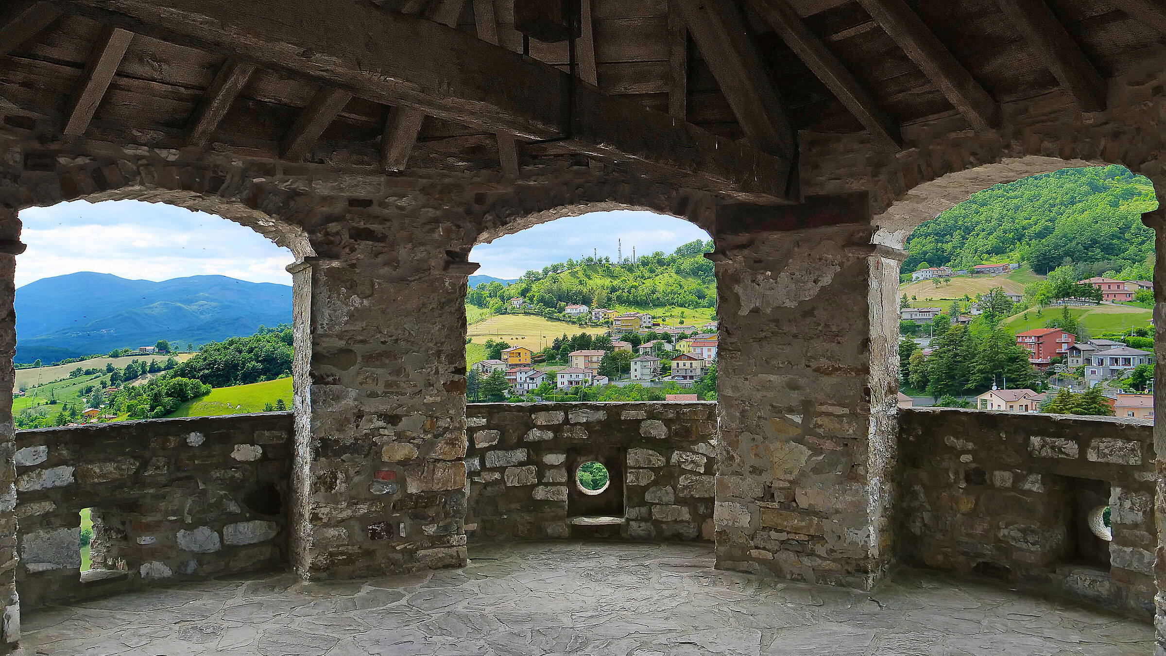 Panorama from the tower