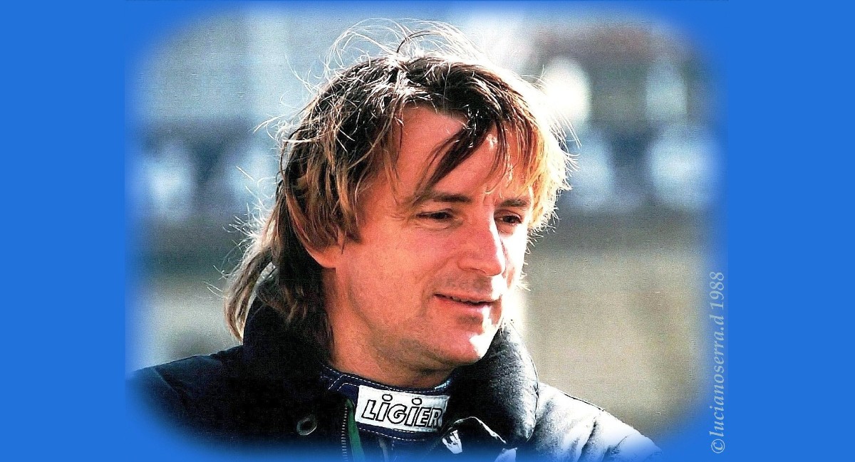 Renè Arnoux pilota Ligier - 1988