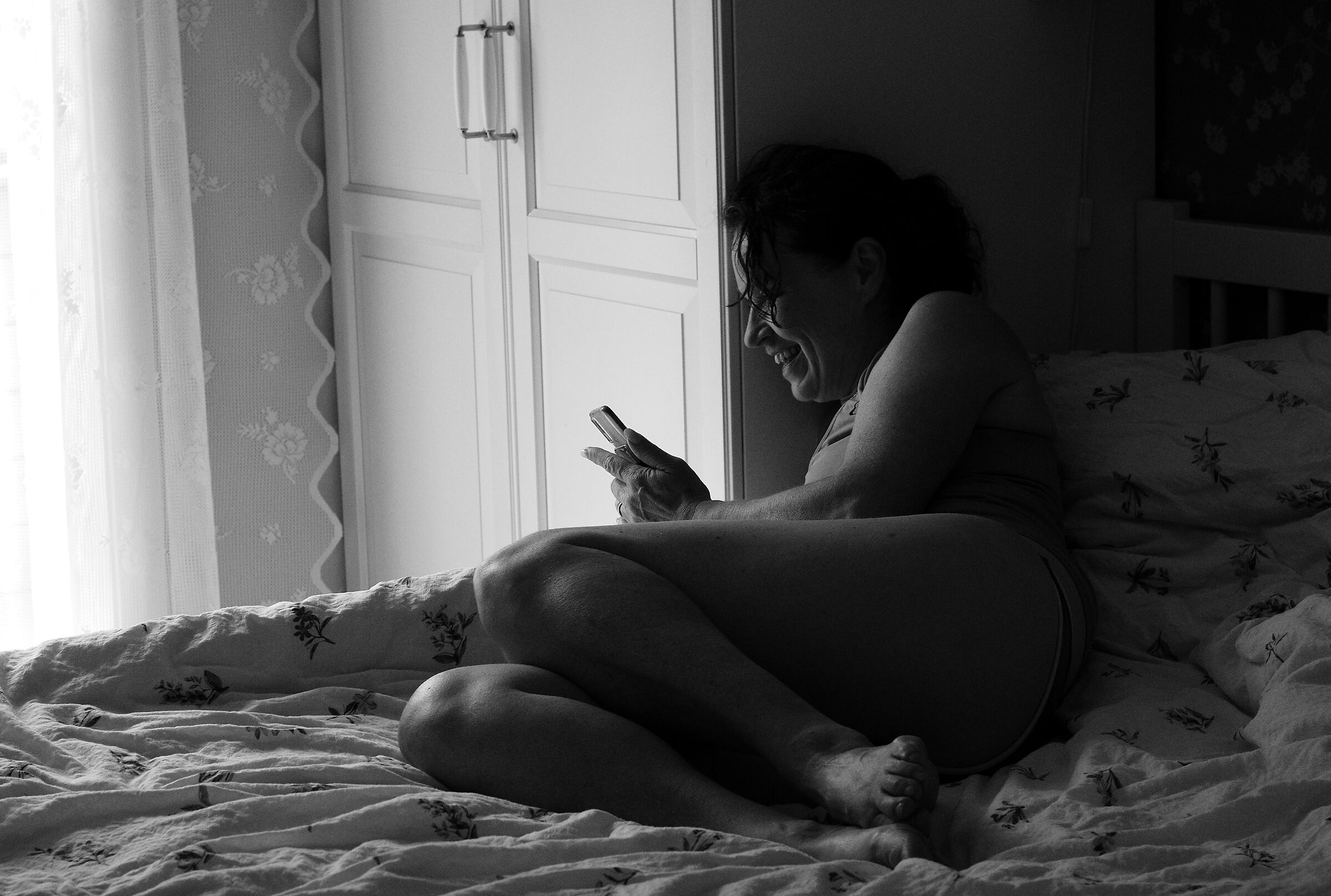 Quando telefona il figlio.