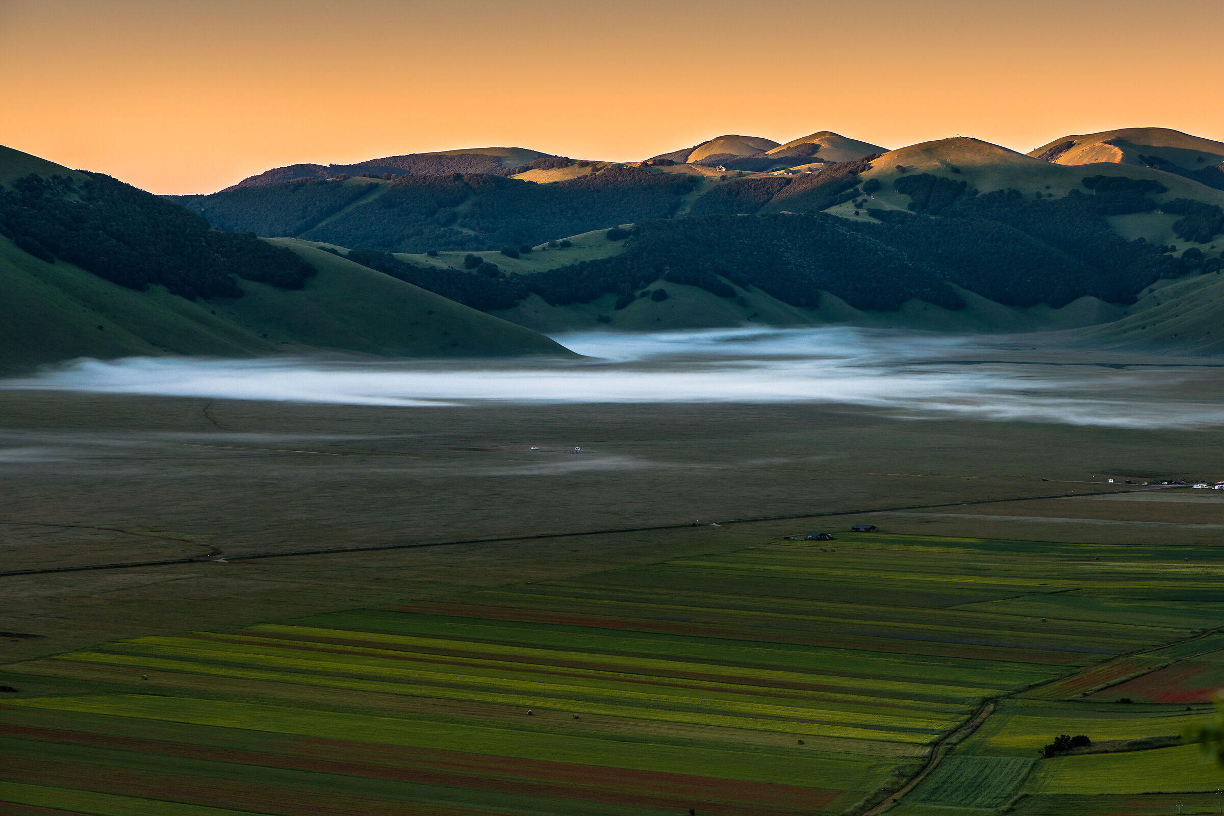 " ....la nebbia agli irti colli..... "