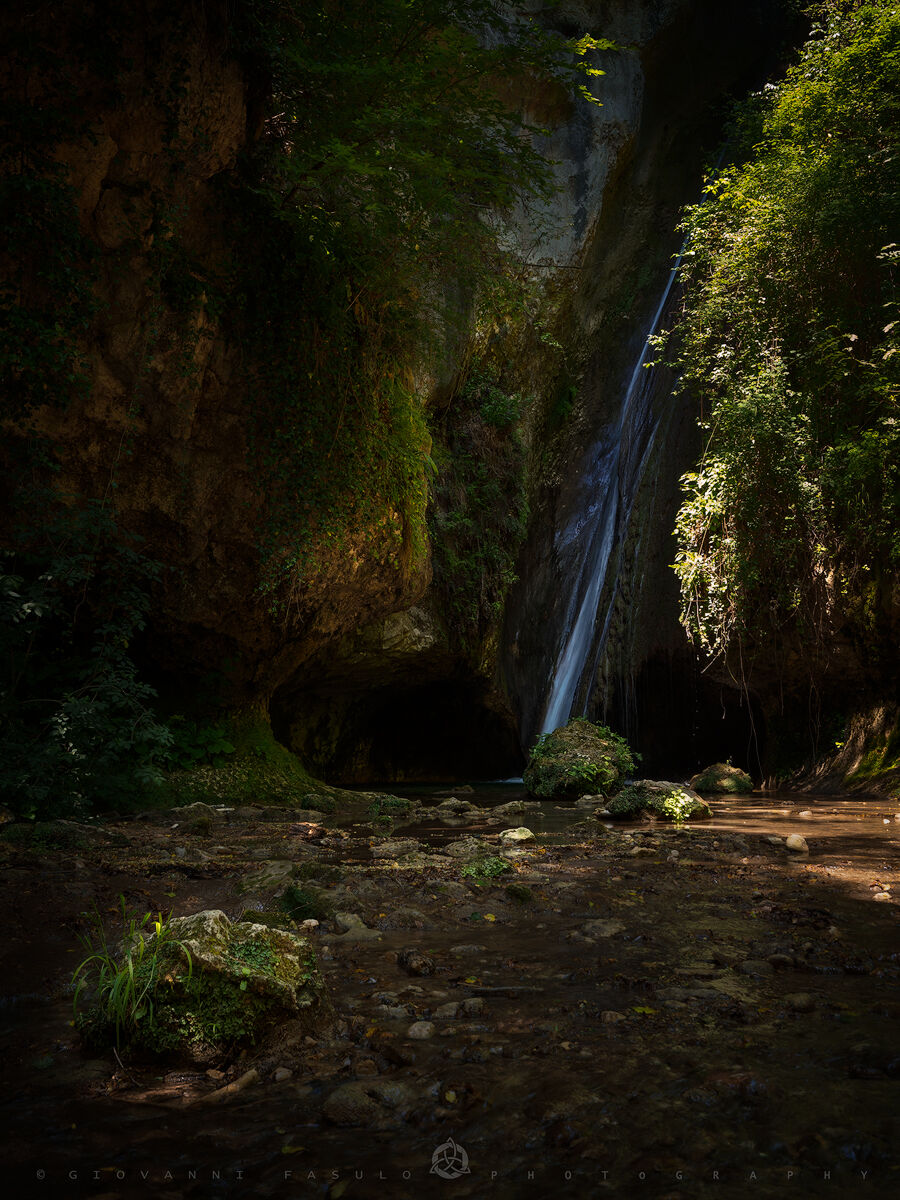 Prehistoric waterfall