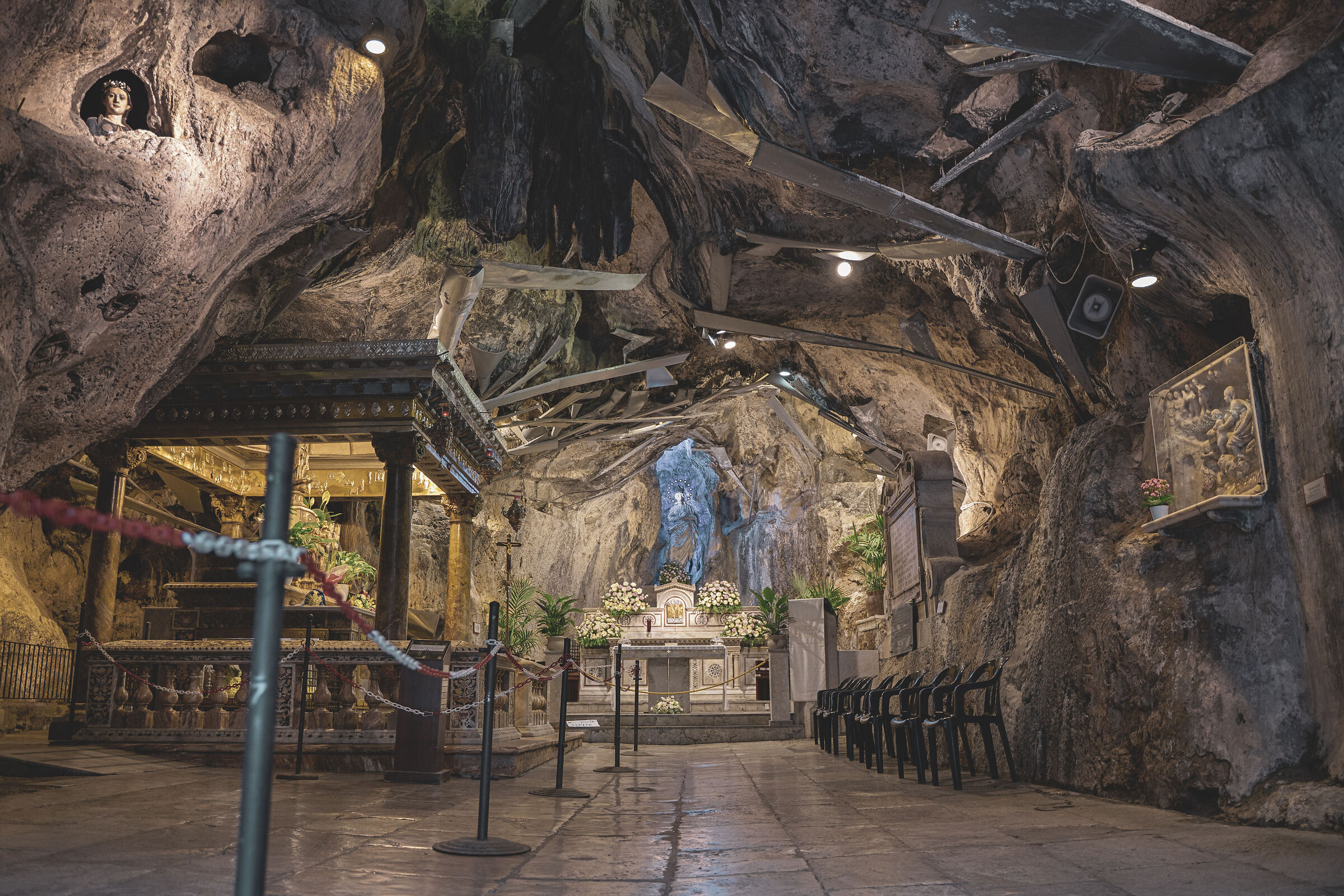 Il santuario dedicato a Santa Rosalia Palermo