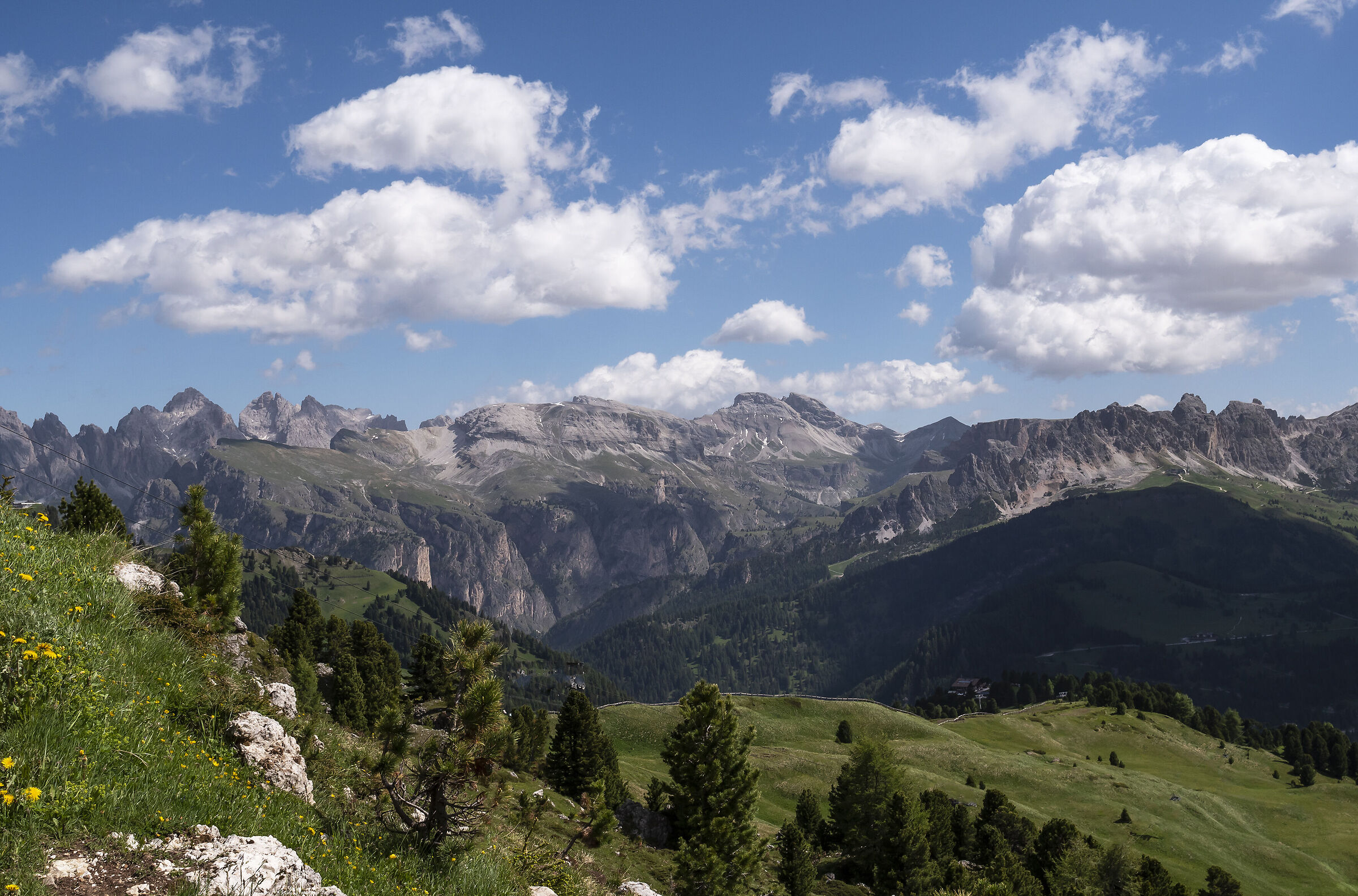 Between lights and shadows: Cir, Puez and Odle.