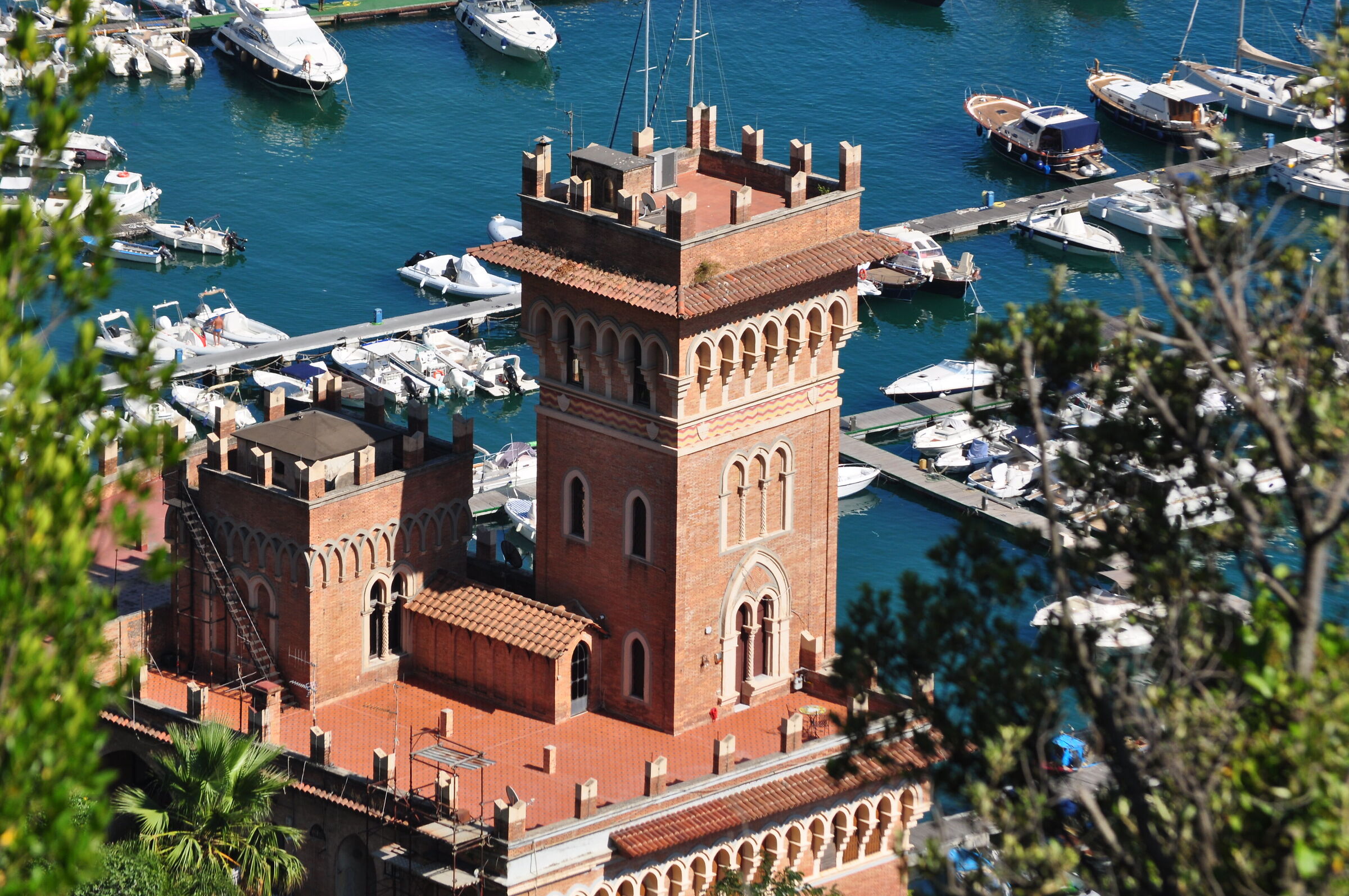 Salerno - Tower on the marina