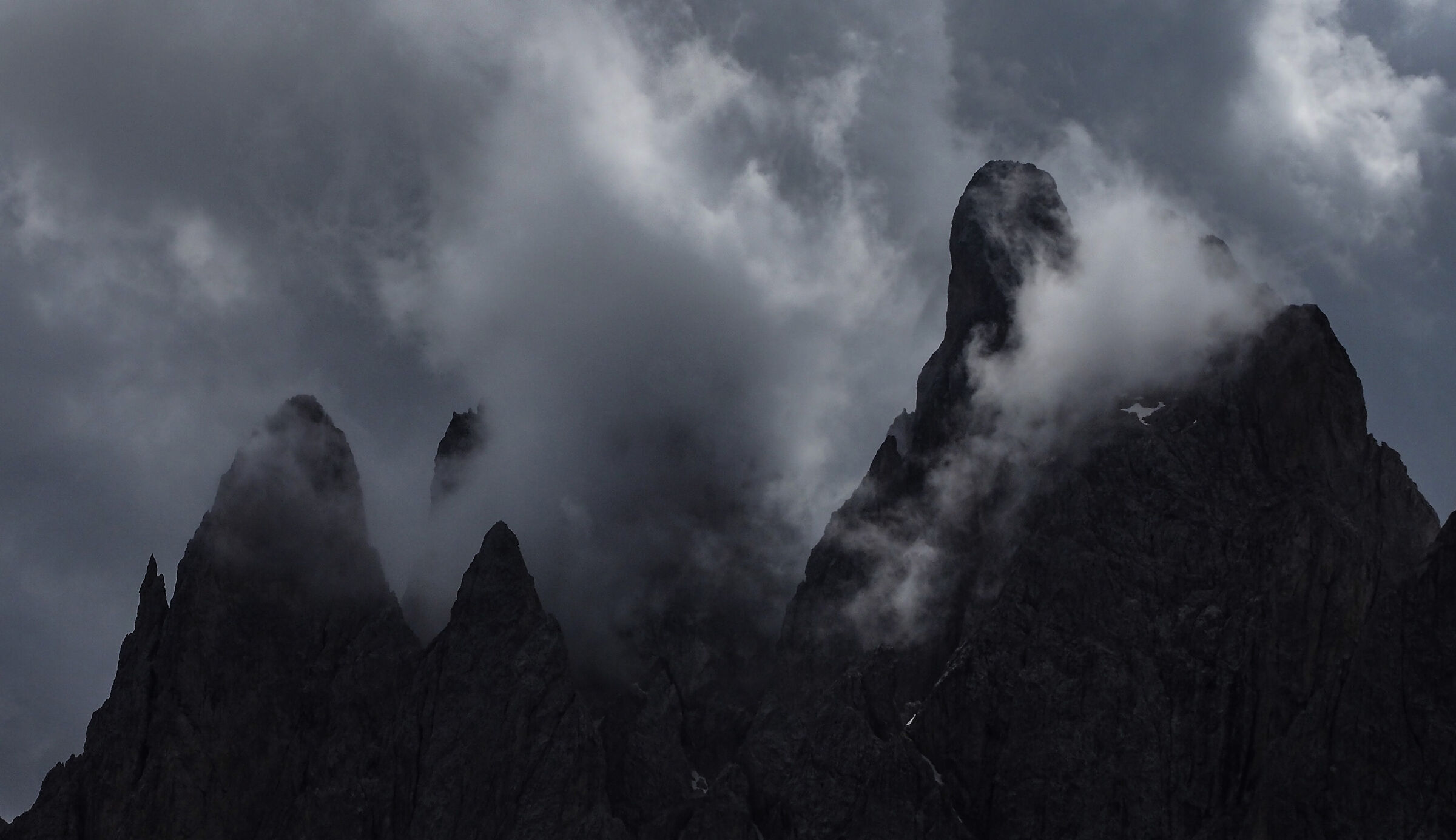 Odle, particolare dalla val di Funes