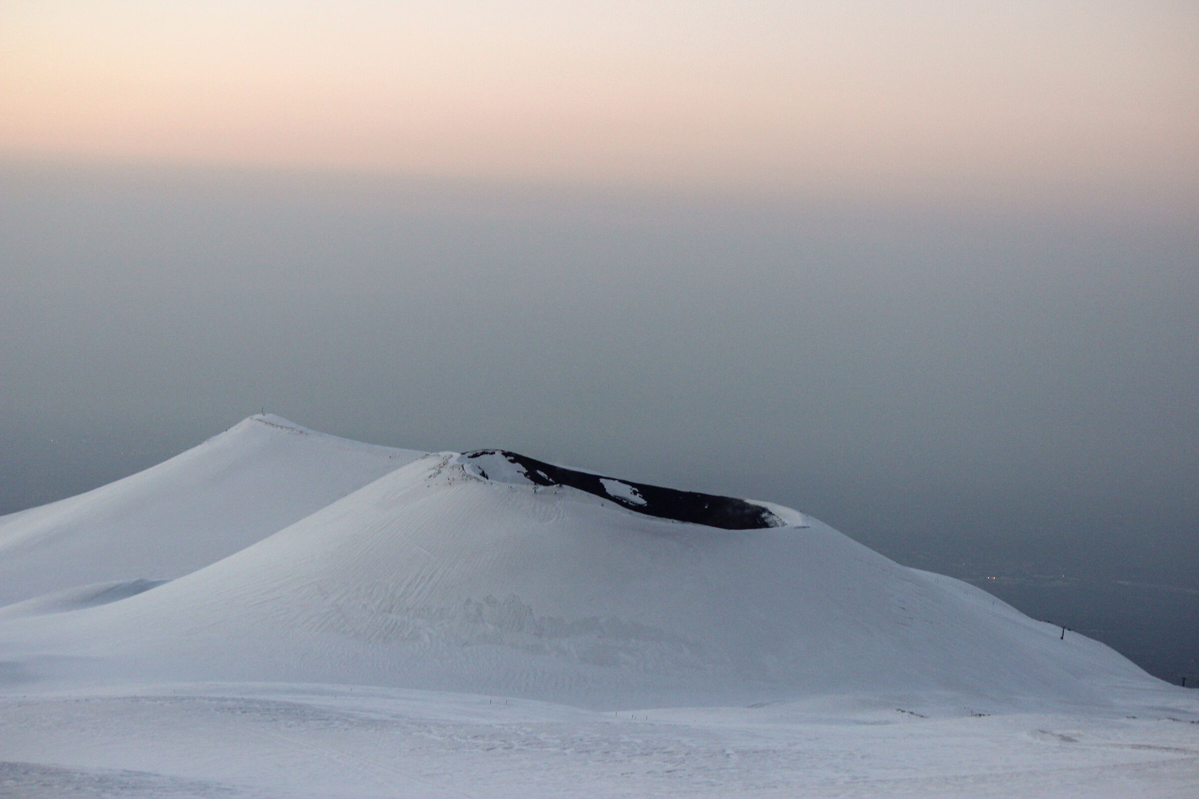 Crater of Piano del Lago, Mt. Etna.