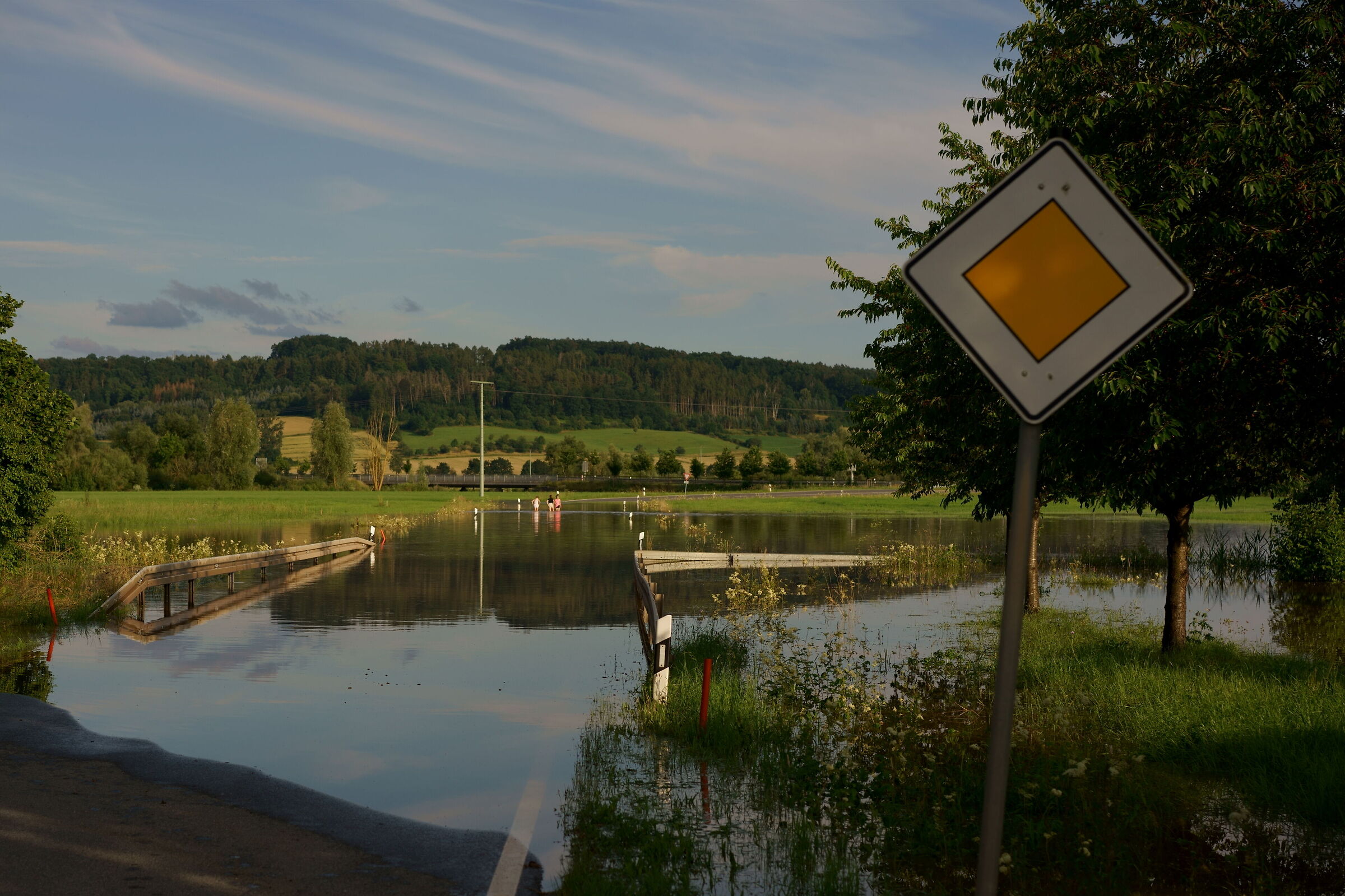 Alluvione a causa della pioggia