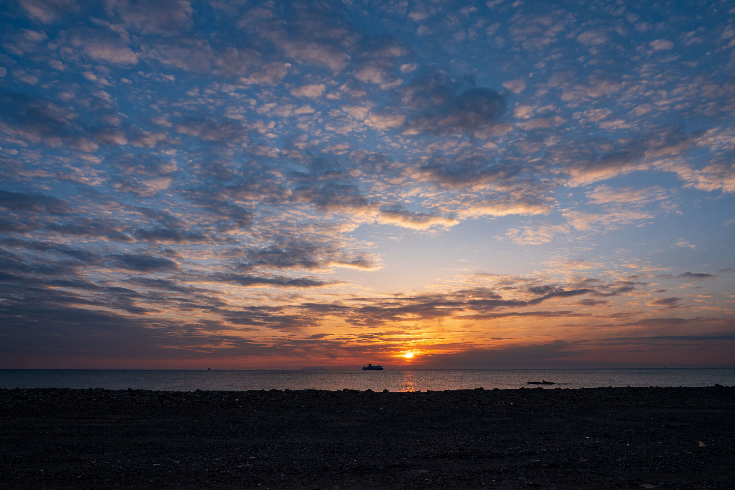 Tramonto dall'Accademia