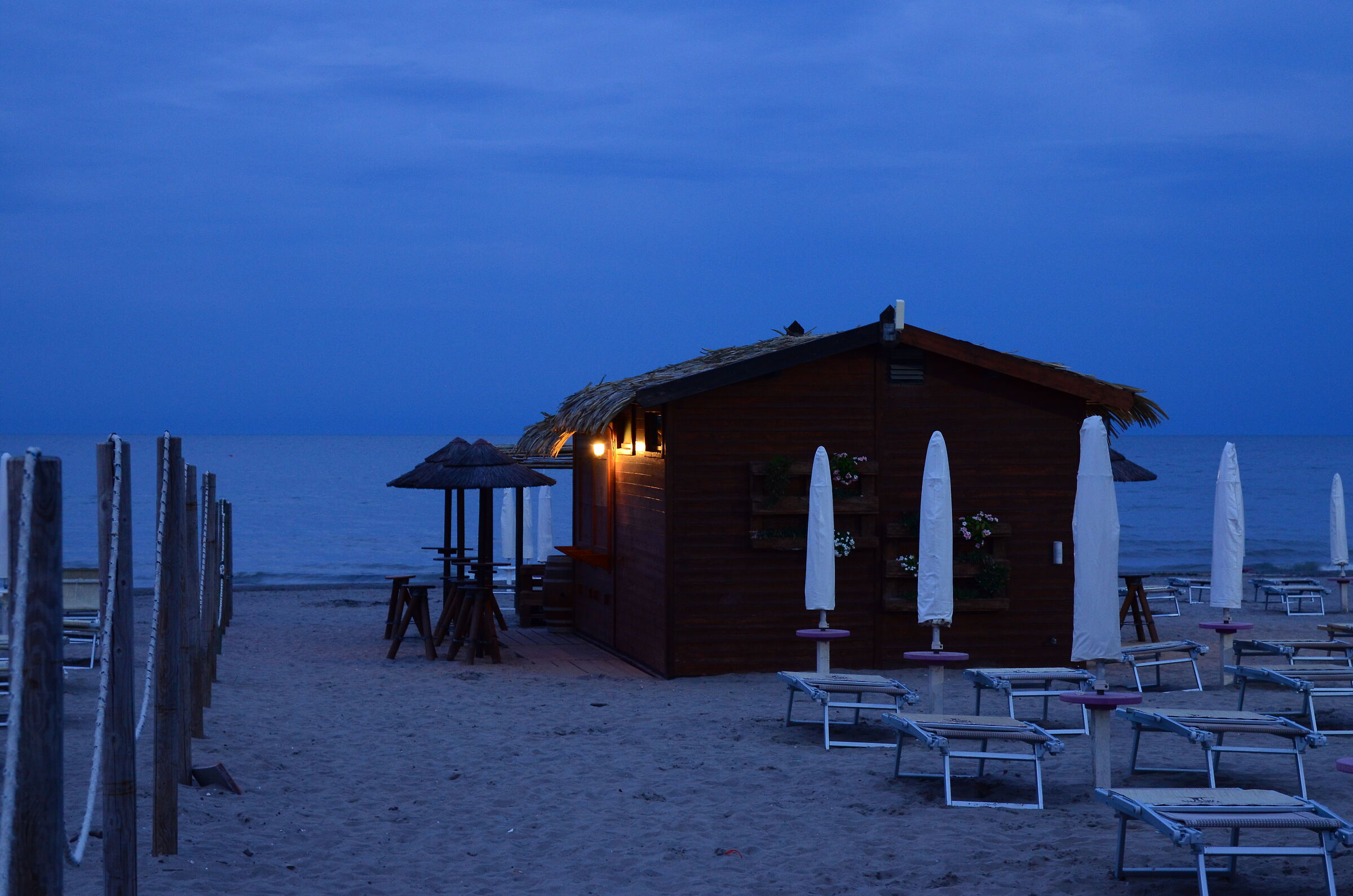 Blue stillness