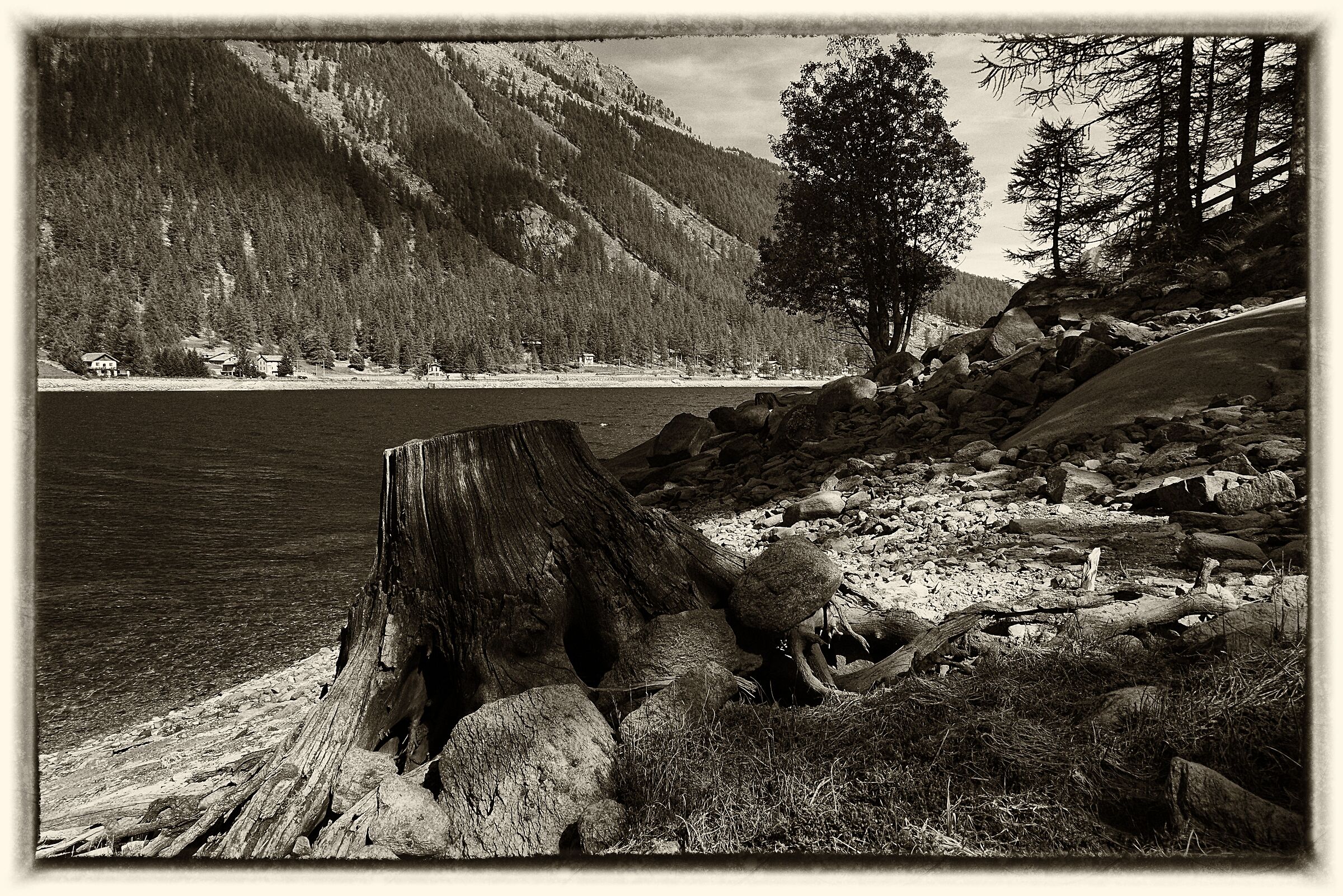 Il lago di Ceresole ... vintage