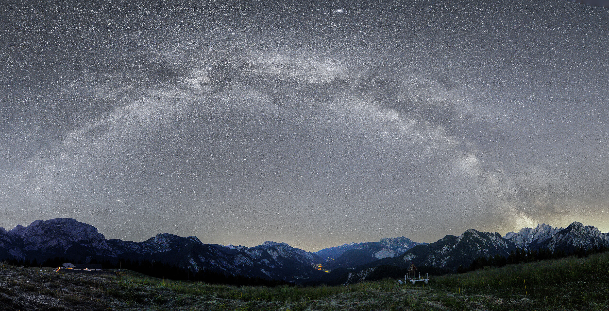 Esperimenti notturni con la via lattea