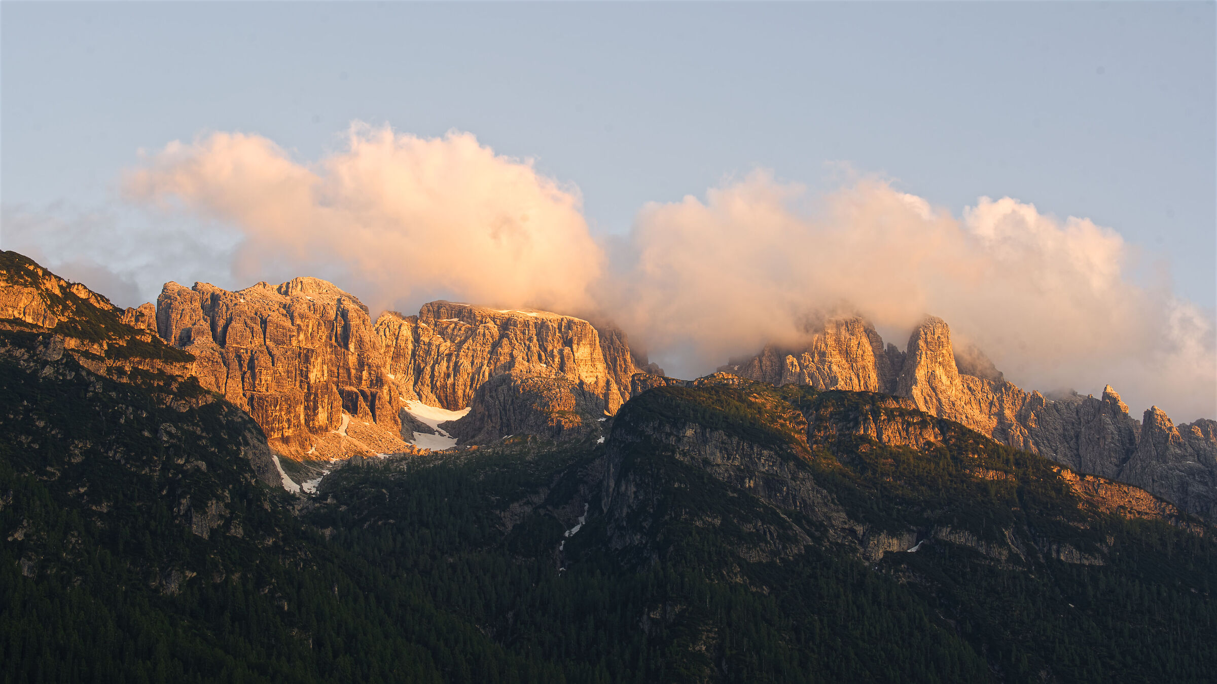 The Clap Group at sunset