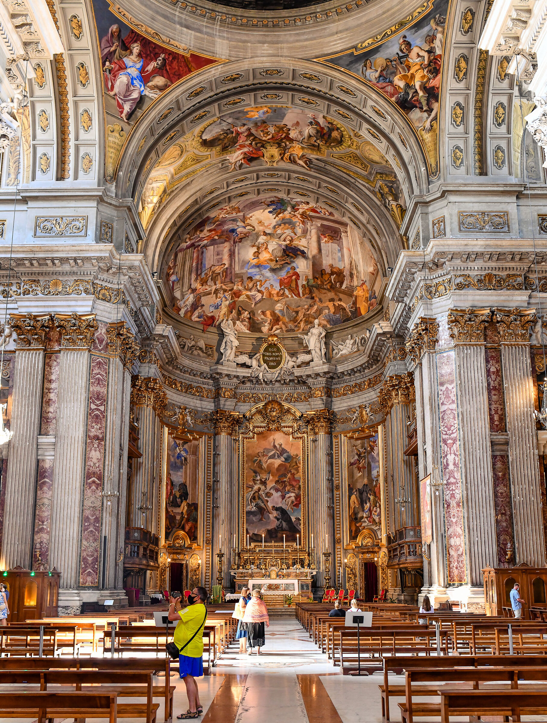 Roma-Interno Chiesa S.Ignazio di Loyola