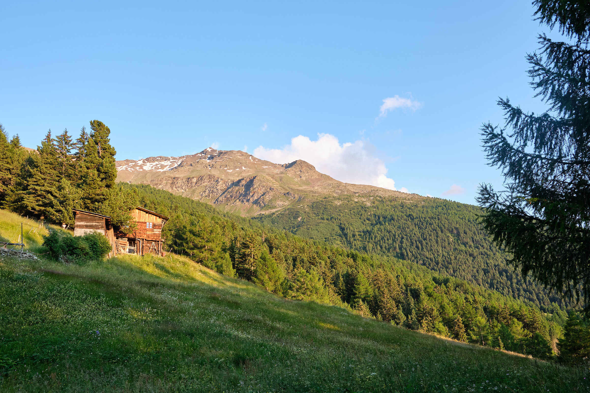 Monte vallecetta almost at sunset