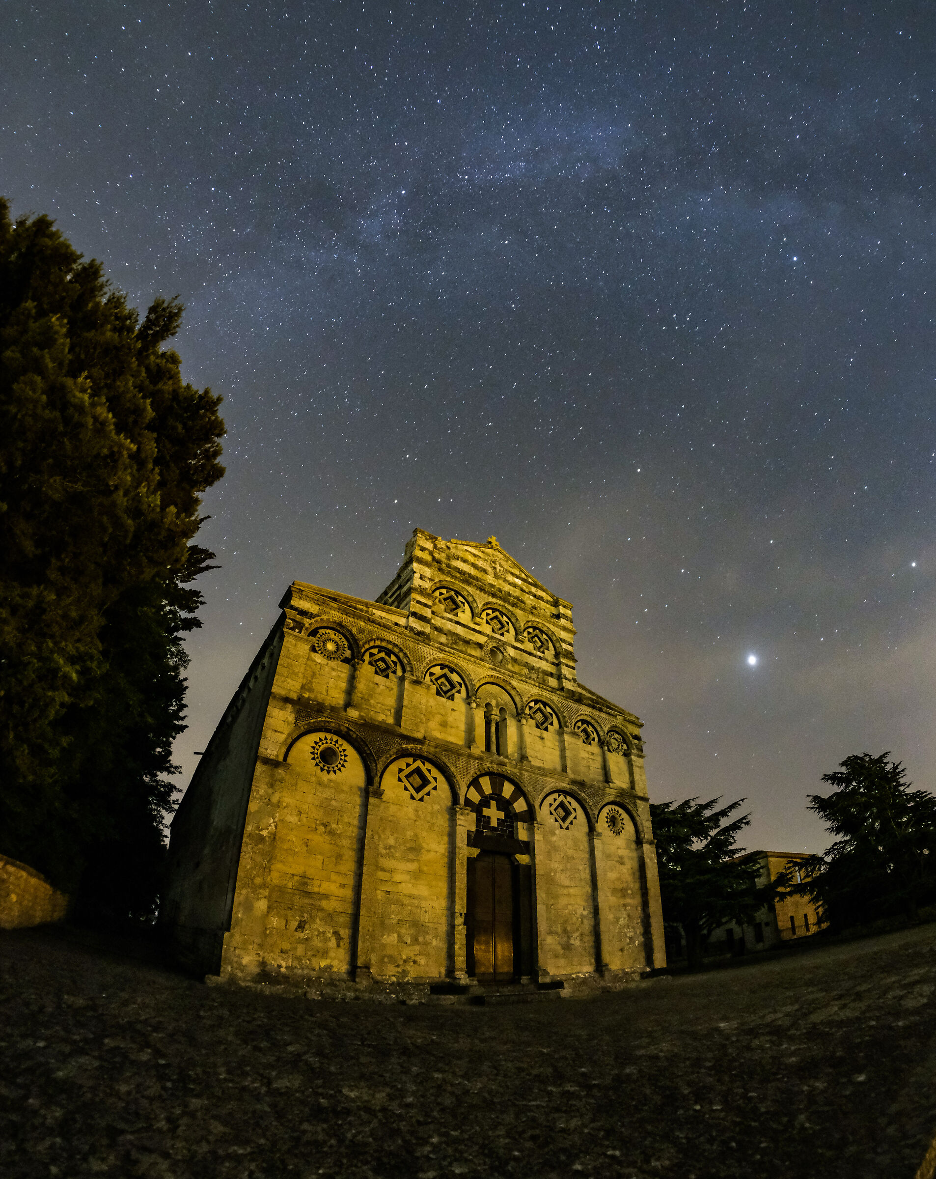 St. Peter of Sorres at night.