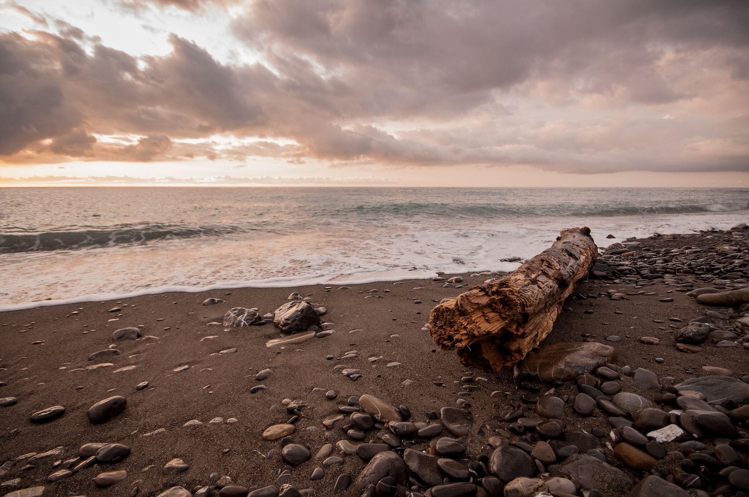 Spiaggia di Diano Marina in autunno