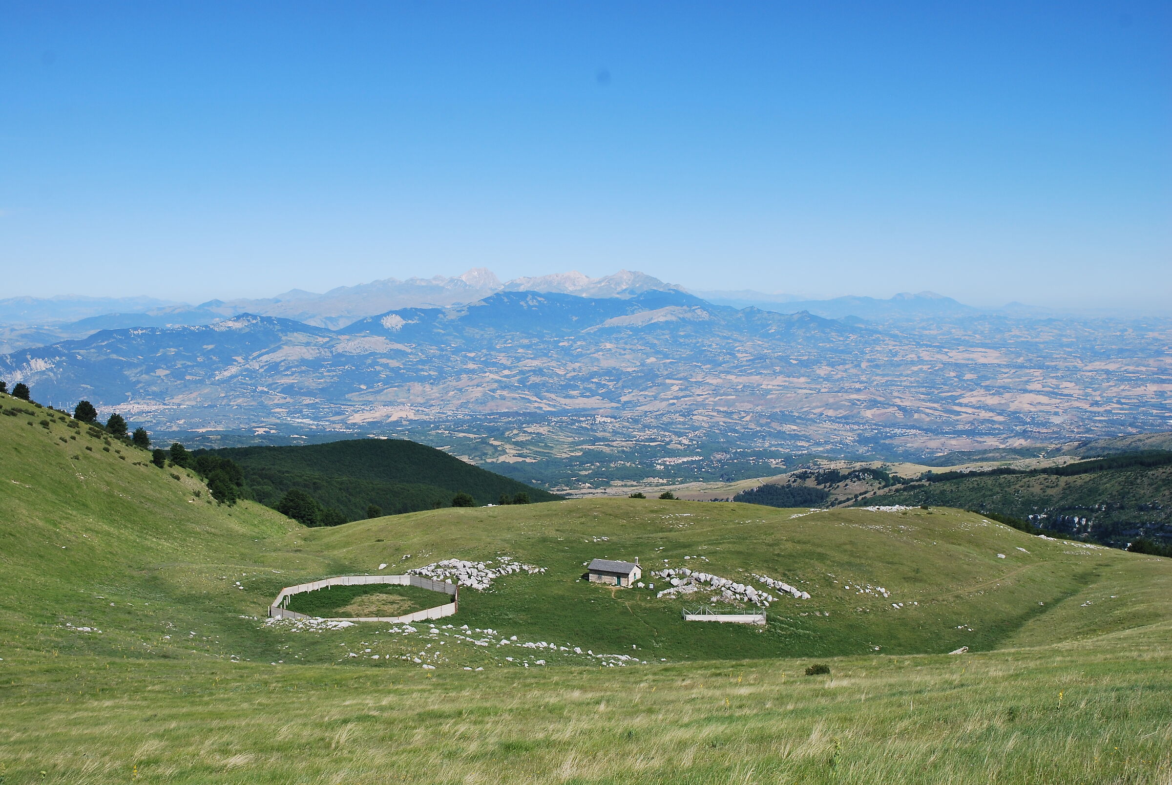 Veduta sul Gran Sasso