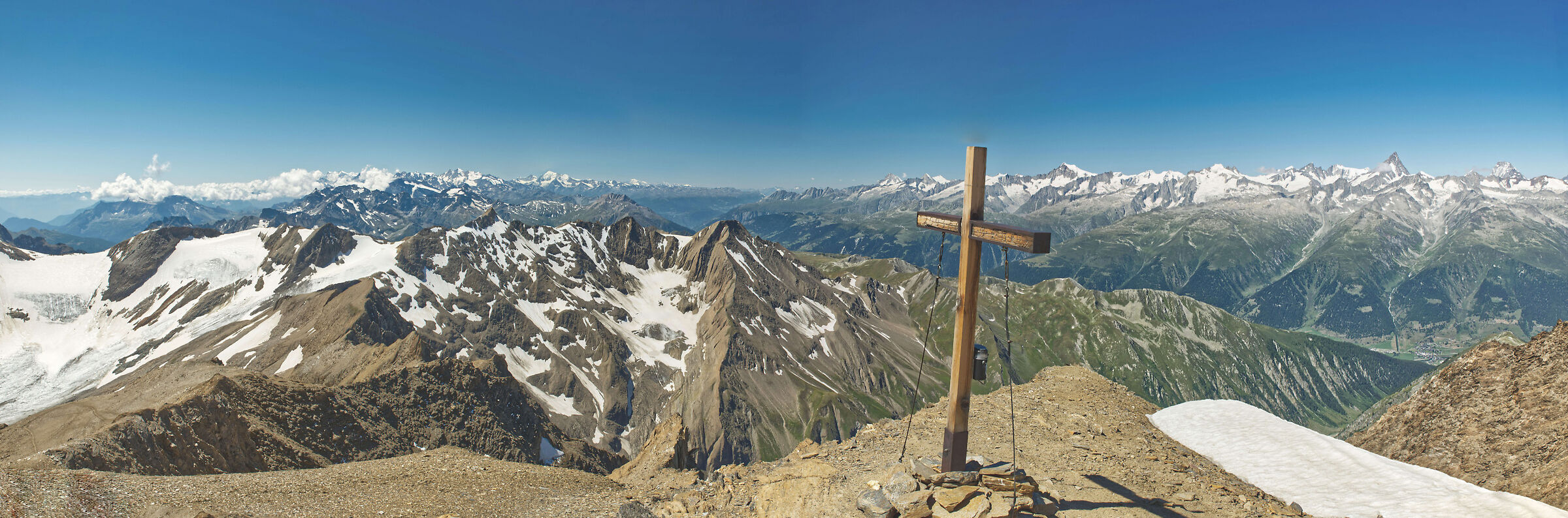 dalla cima del Blinnenhorm 3340m