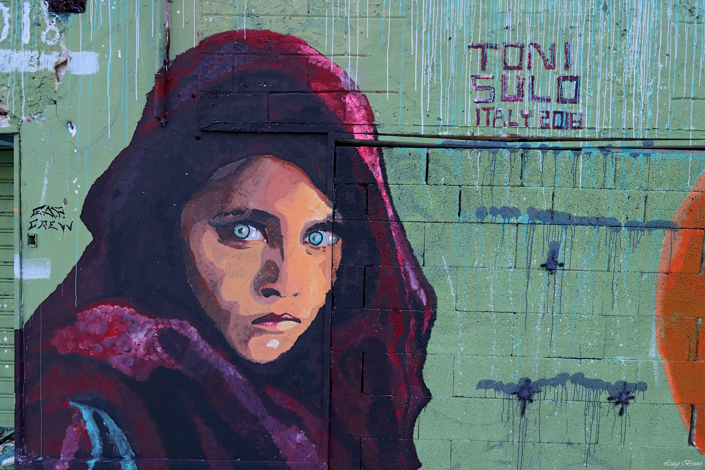 The Wall of the Afghan Girl